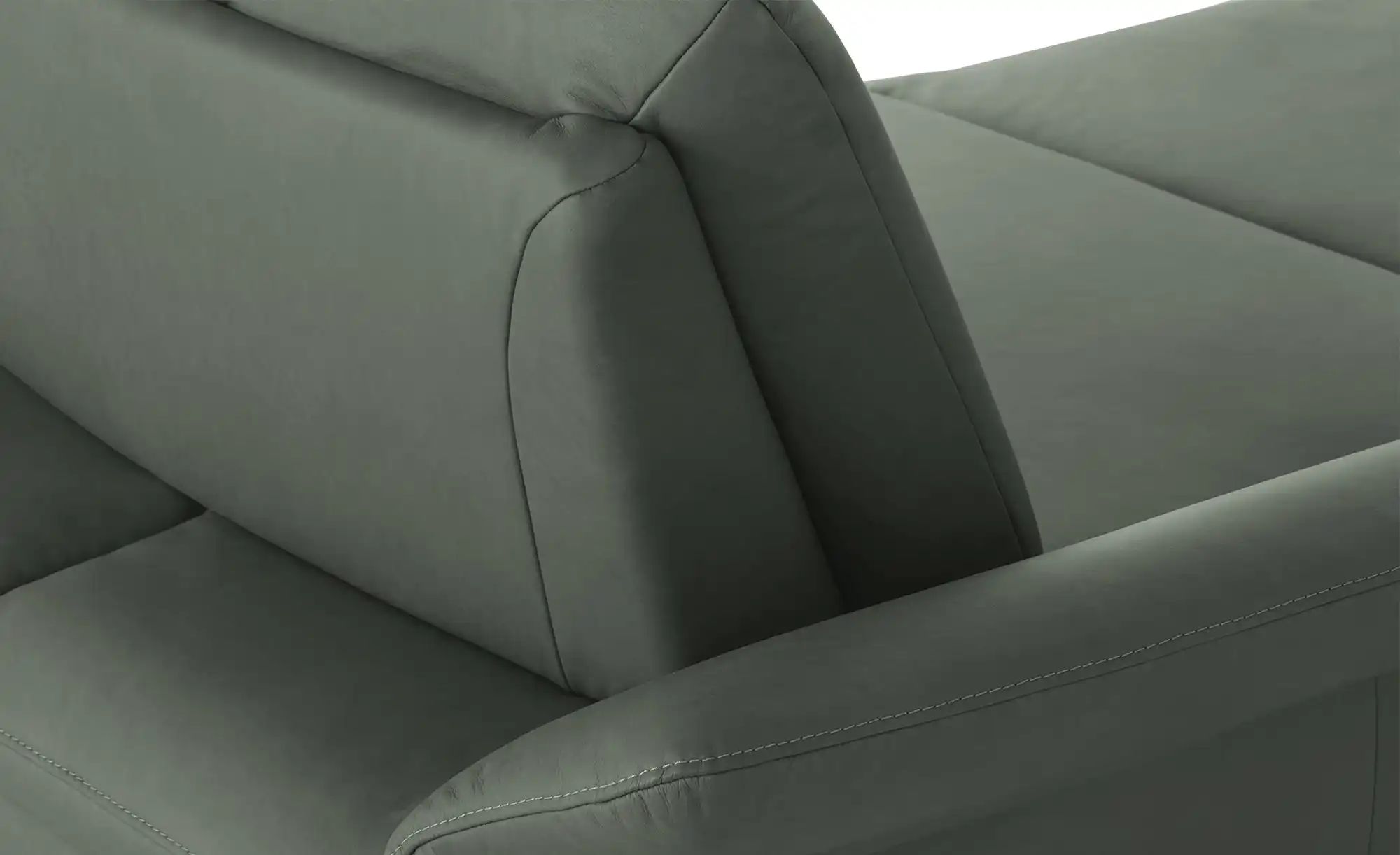 Thumbnail - himolla Ecksofa Echtleder 1928 ¦ grün ¦ Maße (cm): B: 296 H: 85 T: 175.0 Polstermöbel > Sofas > Ecksofas - Höffner