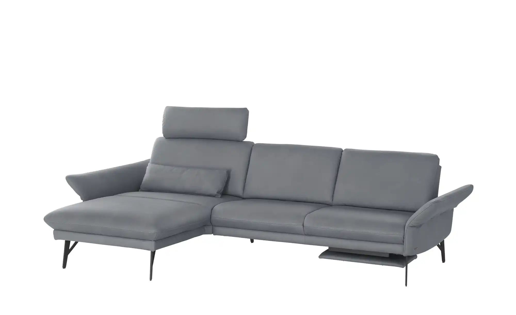 Thumbnail - himolla Ecksofa Echtleder 1928 ¦ grau ¦ Maße (cm): B: 296 H: 85 T: 175.0 Polstermöbel > Sofas > Ecksofas - Höffner
