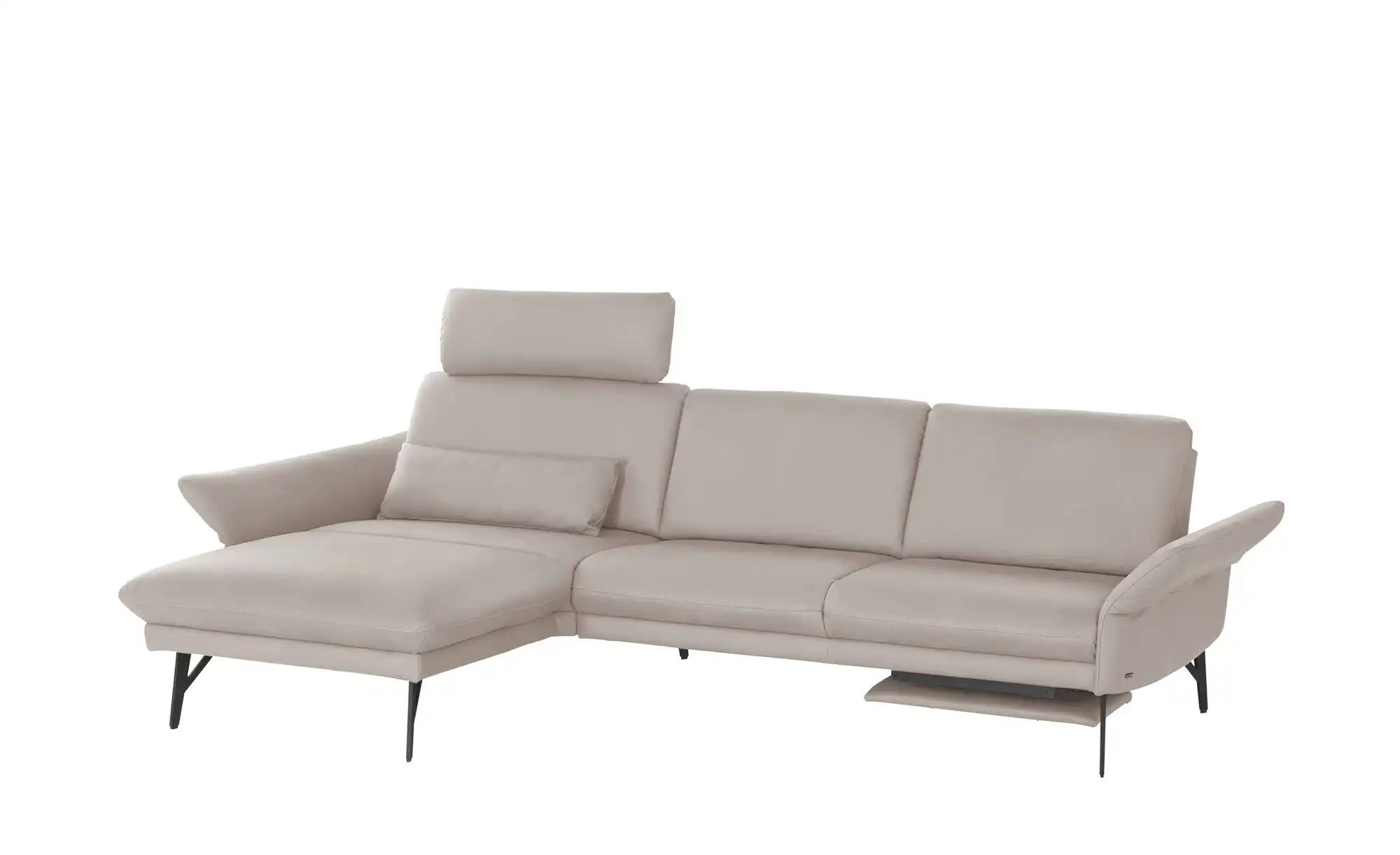 himolla Ecksofa Echtleder 1928 ¦ beige ¦ Maße (cm): B: 296 H: 85 T: 175 Pol günstig online kaufen