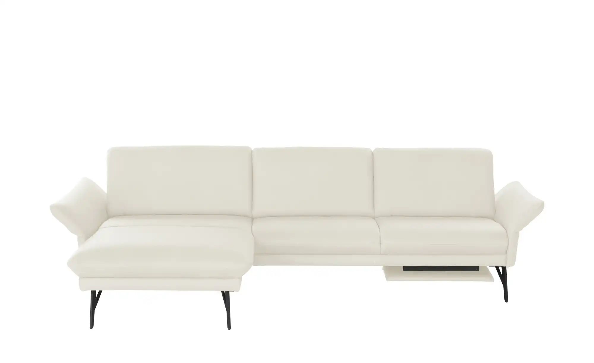 himolla Ecksofa Echtleder 1928 ¦ weiß ¦ Maße (cm): B: 296 H: 85 T: 175 Pols günstig online kaufen