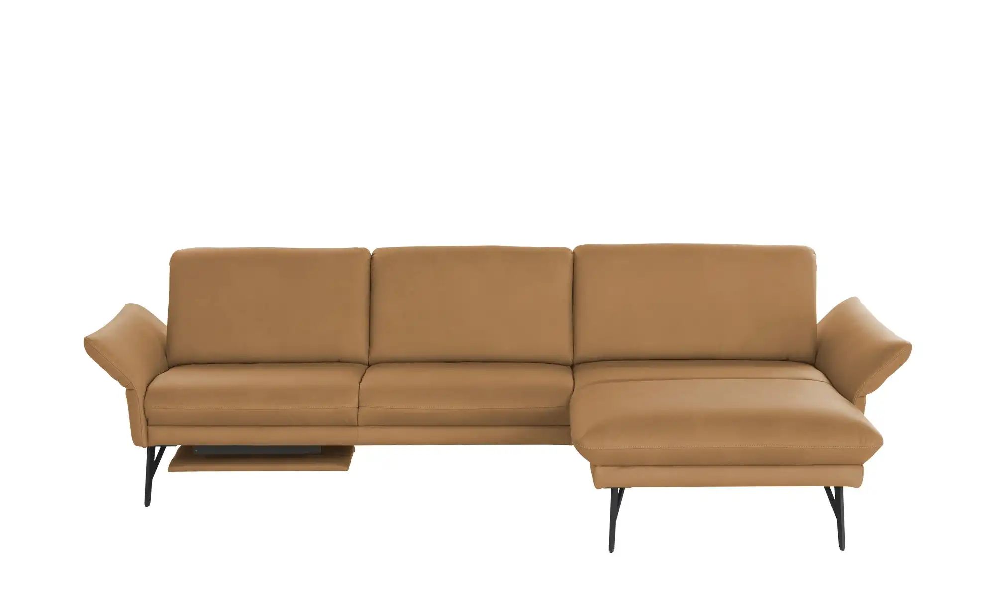 himolla Ecksofa Echtleder 1928 ¦ gelb ¦ Maße (cm): B: 296 H: 85 T: 175 Pols günstig online kaufen