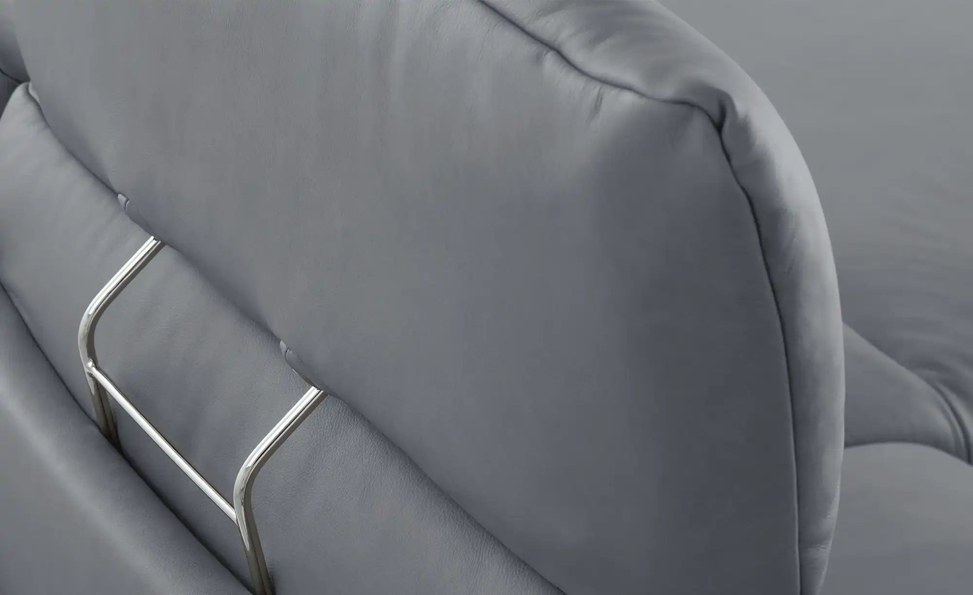 Thumbnail - himolla Ecksofa Echtleder 1928 ¦ grau ¦ Maße (cm): B: 296 H: 85 T: 175.0 Polstermöbel > Sofas > Ecksofas - Höffner