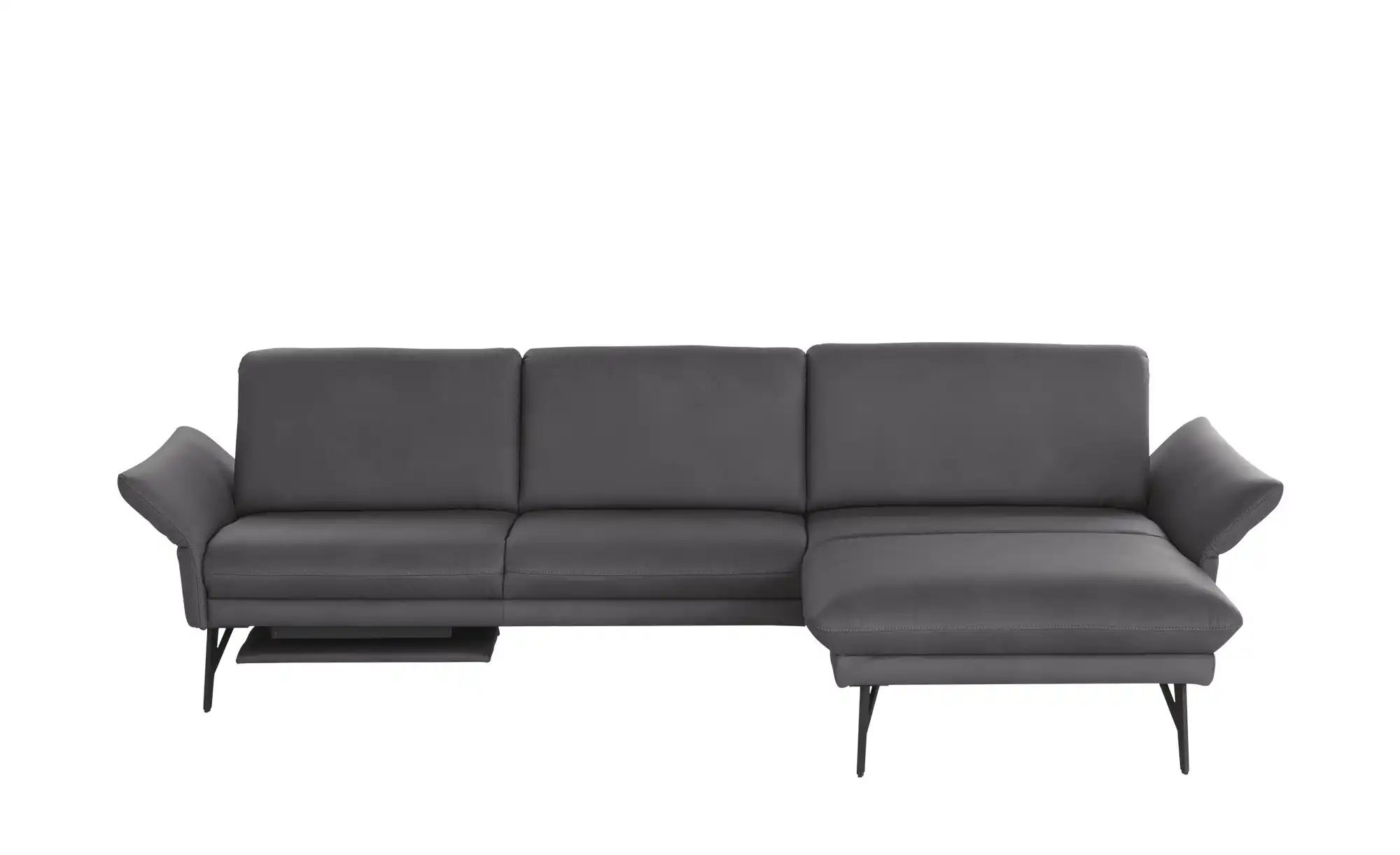 himolla Ecksofa Echtleder 1928 ¦ schwarz ¦ Maße (cm): B: 296 H: 85 T: 175 P günstig online kaufen