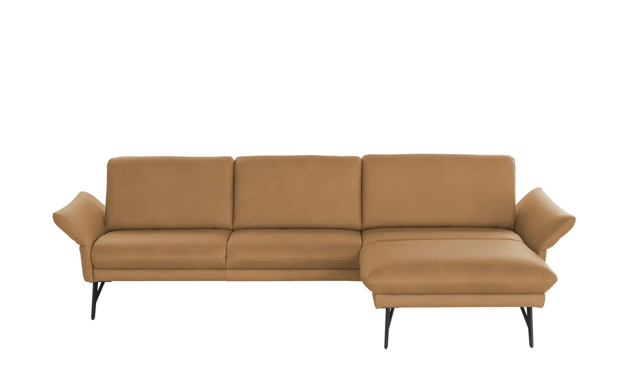 himolla Ecksofa Echtleder 1928 ¦ gelb ¦ Maße (cm): B: 296 H: 85 T: 175 Pols günstig online kaufen