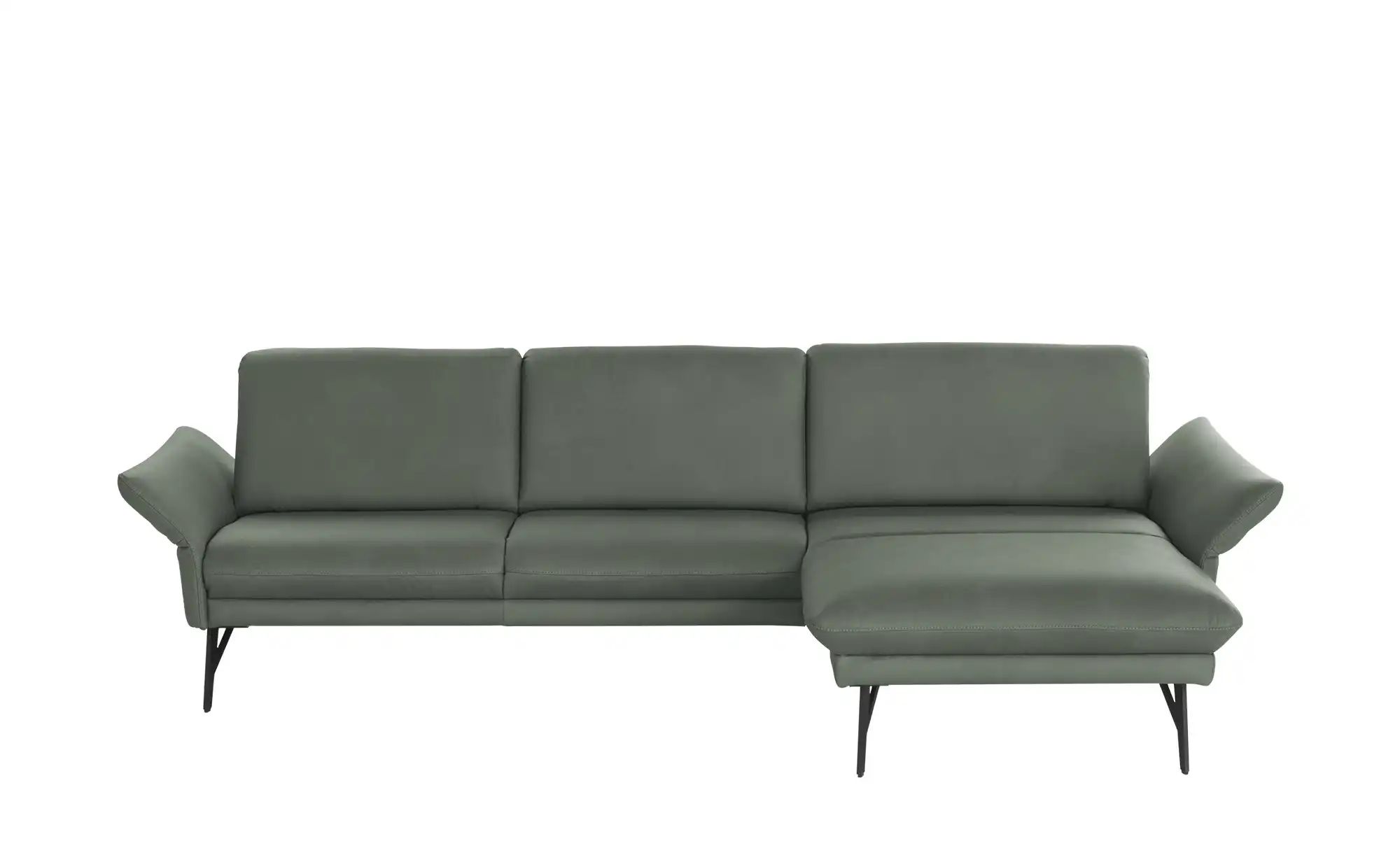 himolla Ecksofa Echtleder 1928 ¦ grün ¦ Maße (cm): B: 296 H: 85 T: 175 Pols günstig online kaufen