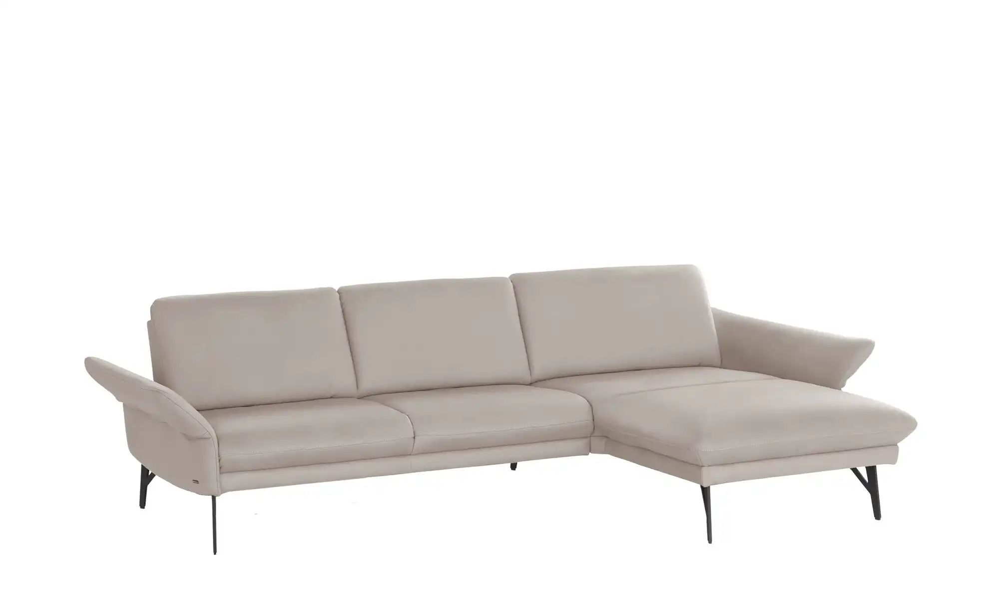 himolla Ecksofa Echtleder 1928 ¦ beige ¦ Maße (cm): B: 296 H: 85 T: 175 Pol günstig online kaufen