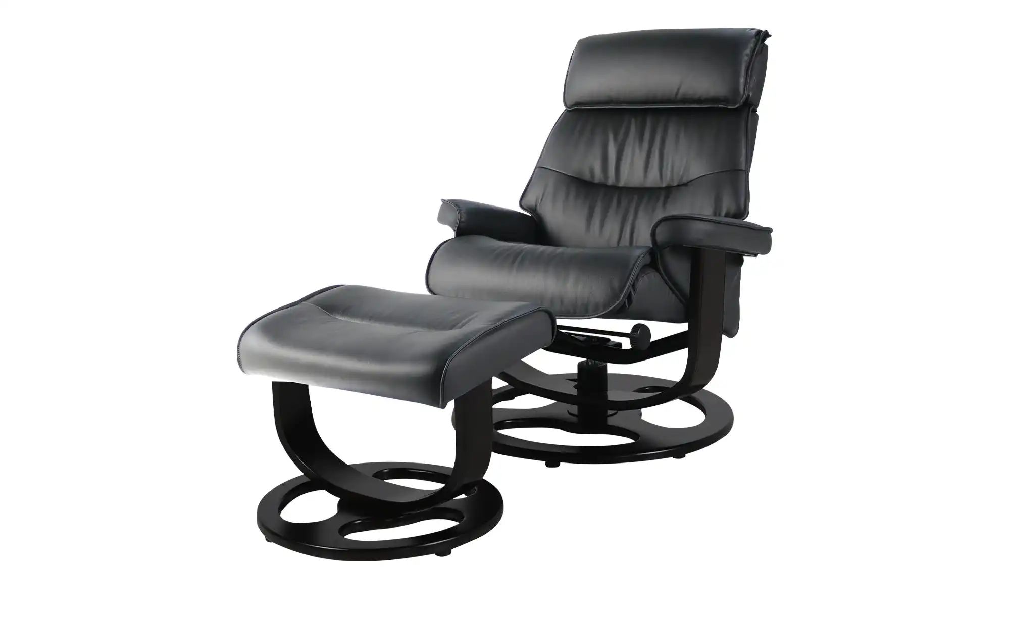 uno Sessel-Hocker-Set mit Relaxfunktion Ben ¦ schwarz Polstermöbel > Sessel günstig online kaufen
