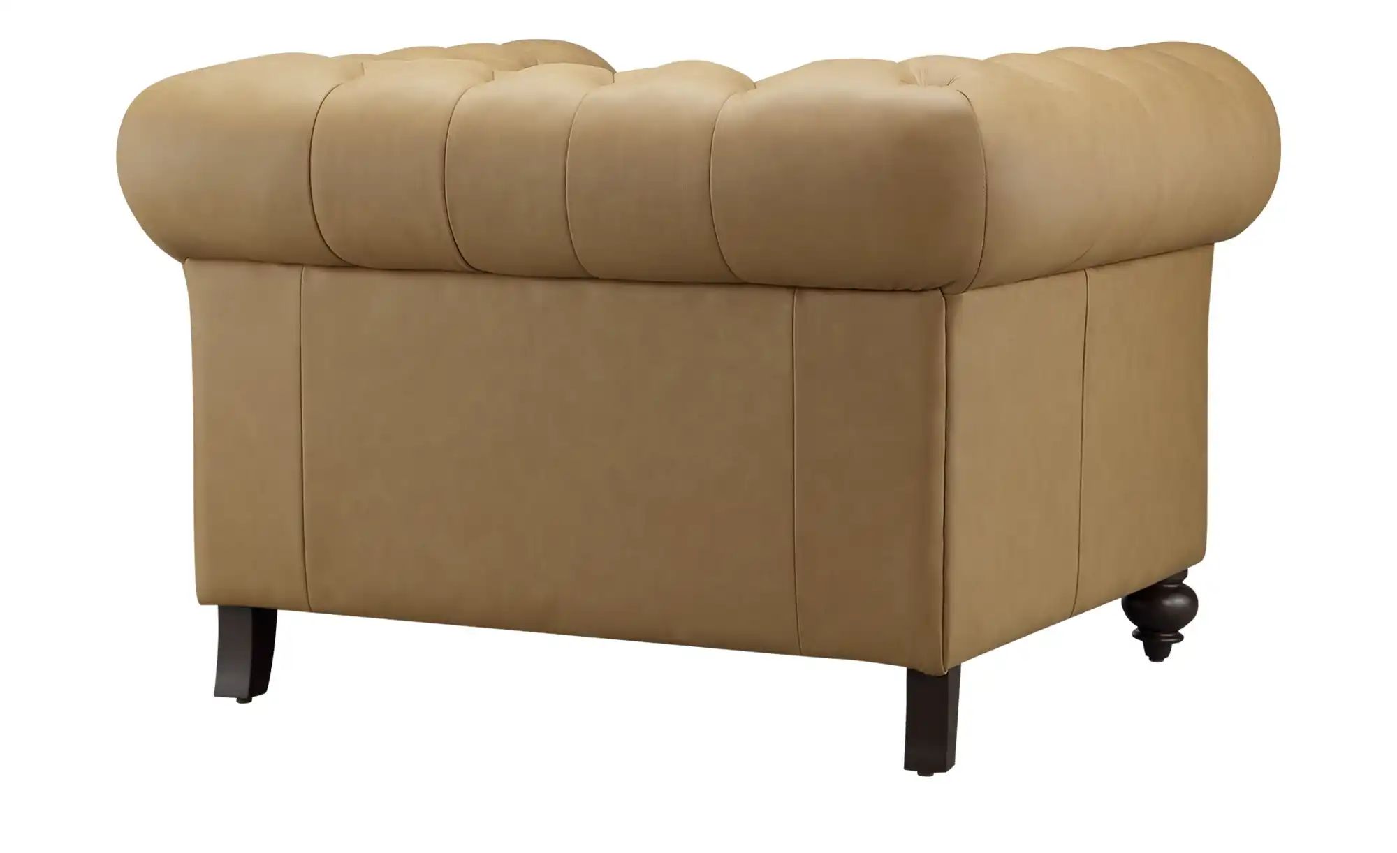 uno Ledersessel im Vintage-Look Chesterfield ¦ braun ¦ Maße (cm): B: 124 H: günstig online kaufen