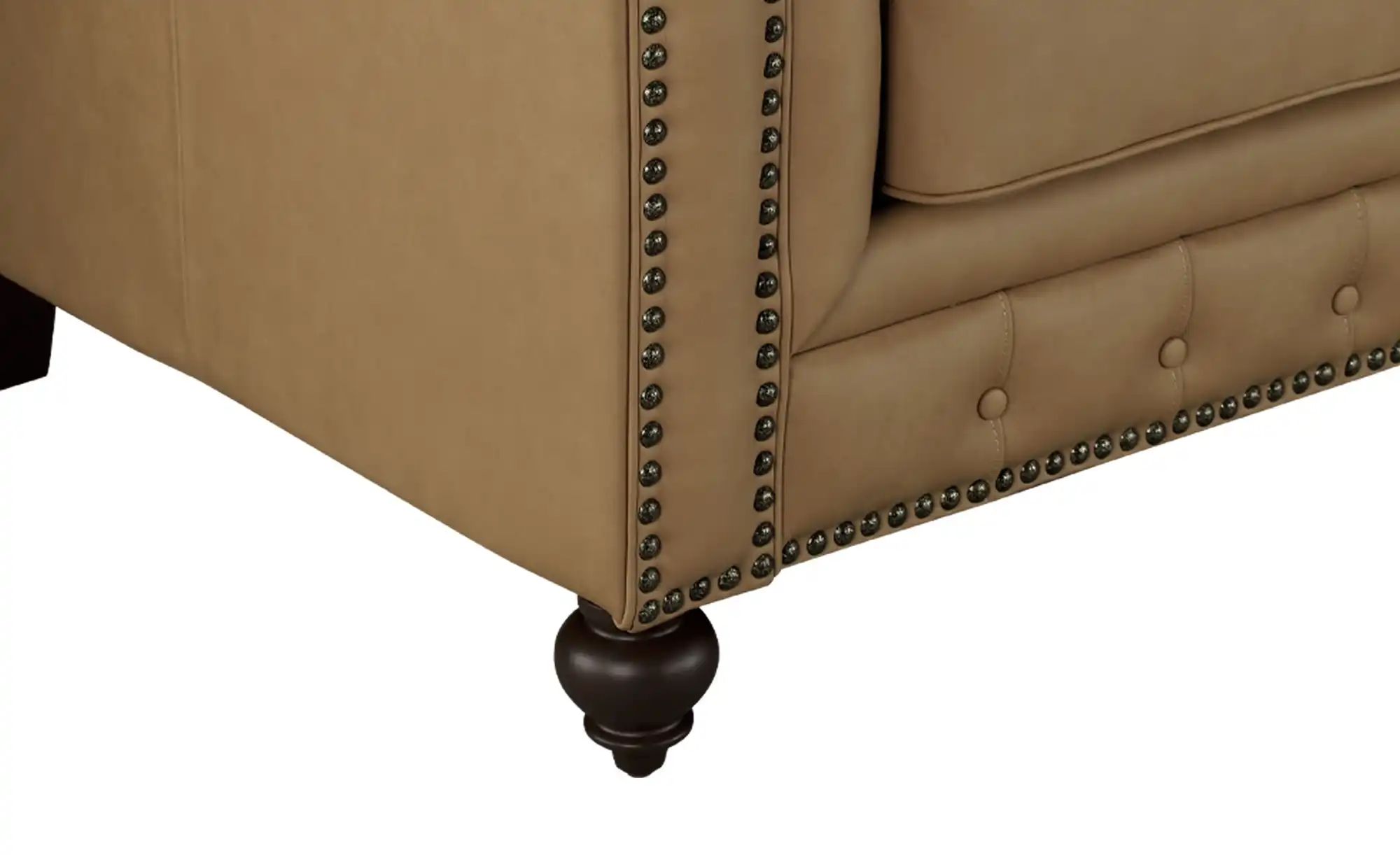uno Ledersofa im Vintagelook Chesterfield ¦ braun ¦ Maße (cm): B: 230 H: 10 günstig online kaufen