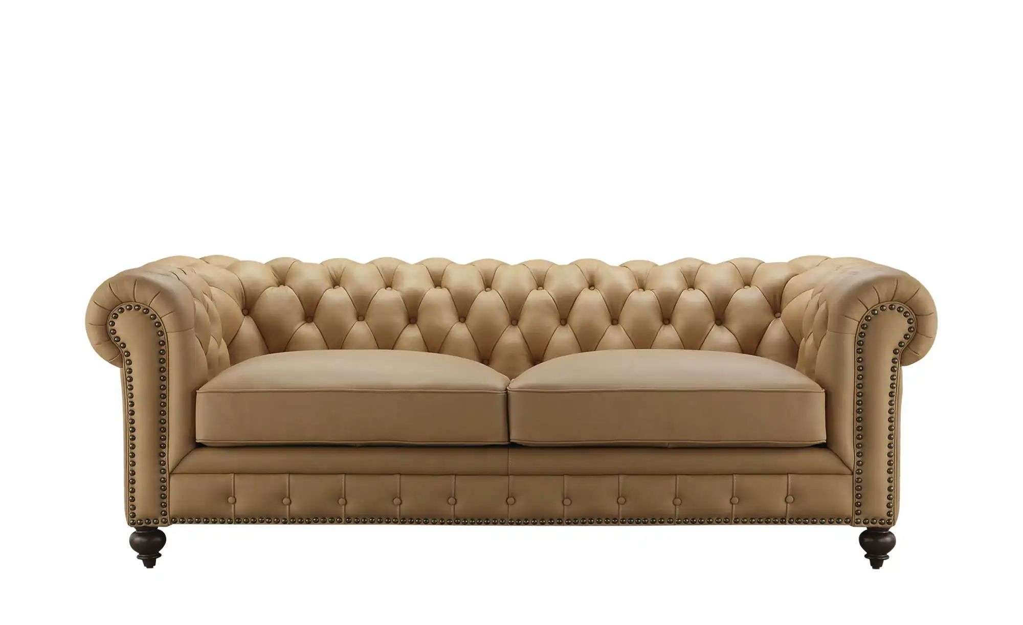 uno Ledersofa im Vintagelook Chesterfield ¦ braun ¦ Maße (cm): B: 230 H: 10 günstig online kaufen
