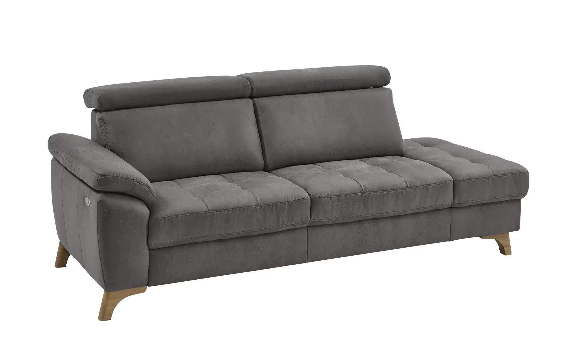 meinSofa Recamiére  Chloris ¦ grau ¦ Maße (cm): B: 221 H: 107 T: 102.0 Pols günstig online kaufen