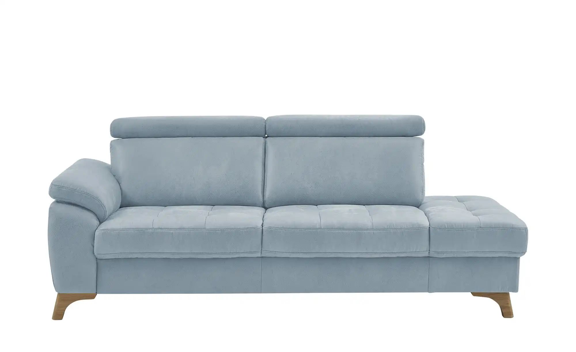 meinSofa Recamiére  Chloris ¦ blau ¦ Maße (cm): B: 221 H: 107 T: 102.0 Pols günstig online kaufen