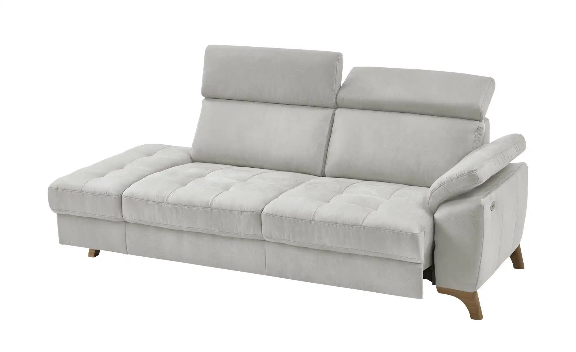 meinSofa Recamiére  Chloris ¦ grau ¦ Maße (cm): B: 221 H: 107 T: 102.0 Pols günstig online kaufen