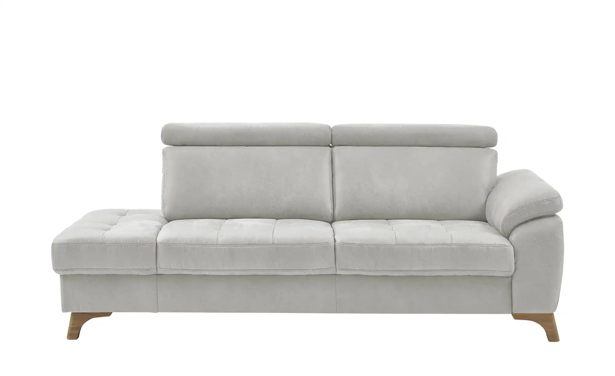 meinSofa Recamiére  Chloris ¦ grau ¦ Maße (cm): B: 221 H: 107 T: 102 Polste günstig online kaufen