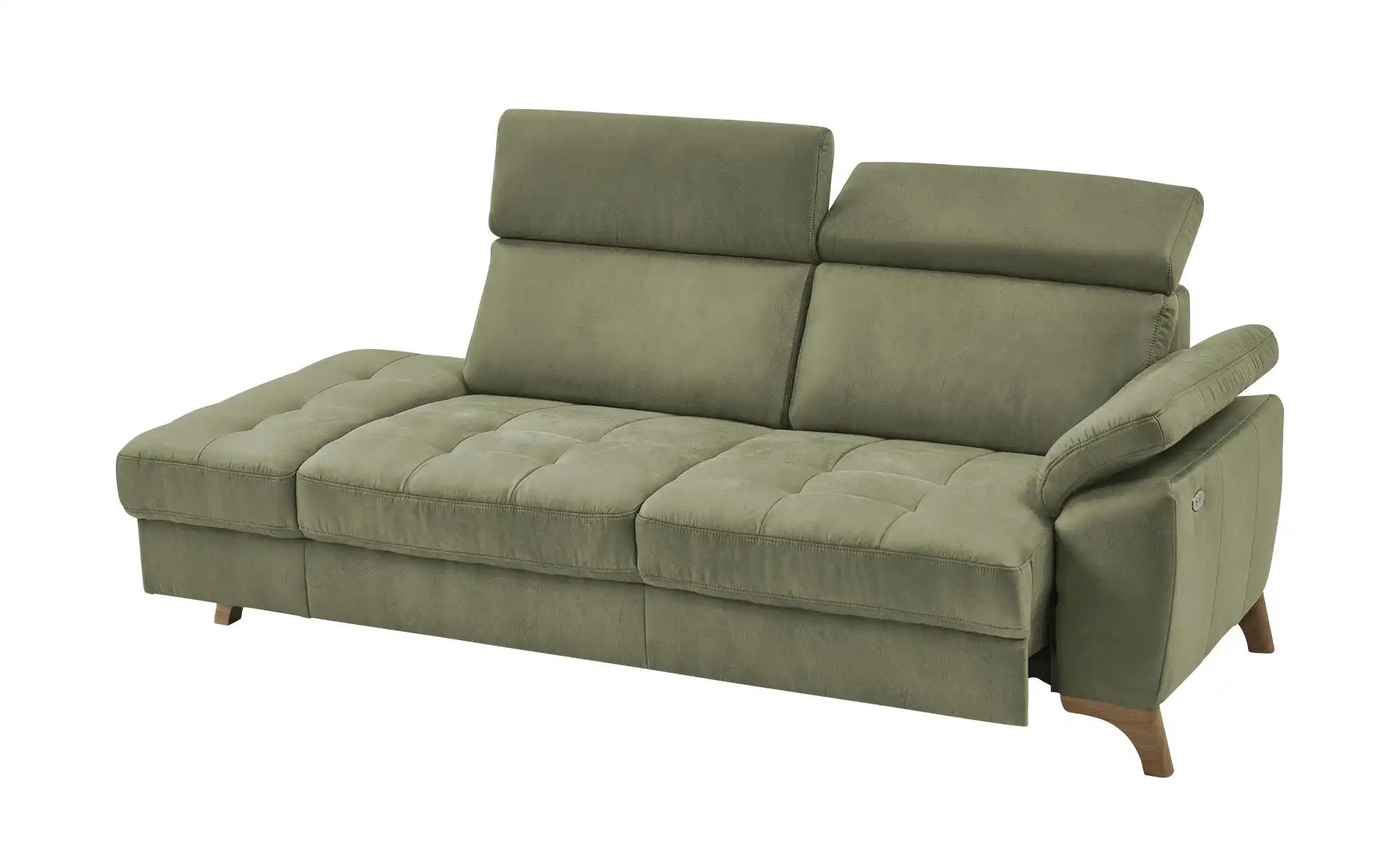 meinSofa Recamiére  Chloris ¦ grün ¦ Maße (cm): B: 221 H: 107 T: 102.0 Pols günstig online kaufen