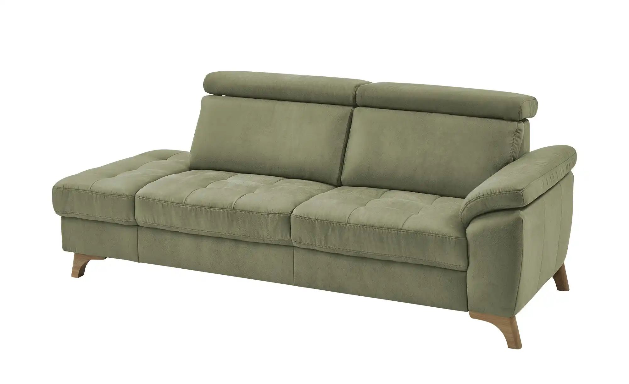 meinSofa Recamiére  Chloris ¦ grün ¦ Maße (cm): B: 221 H: 107 T: 102.0 Pols günstig online kaufen