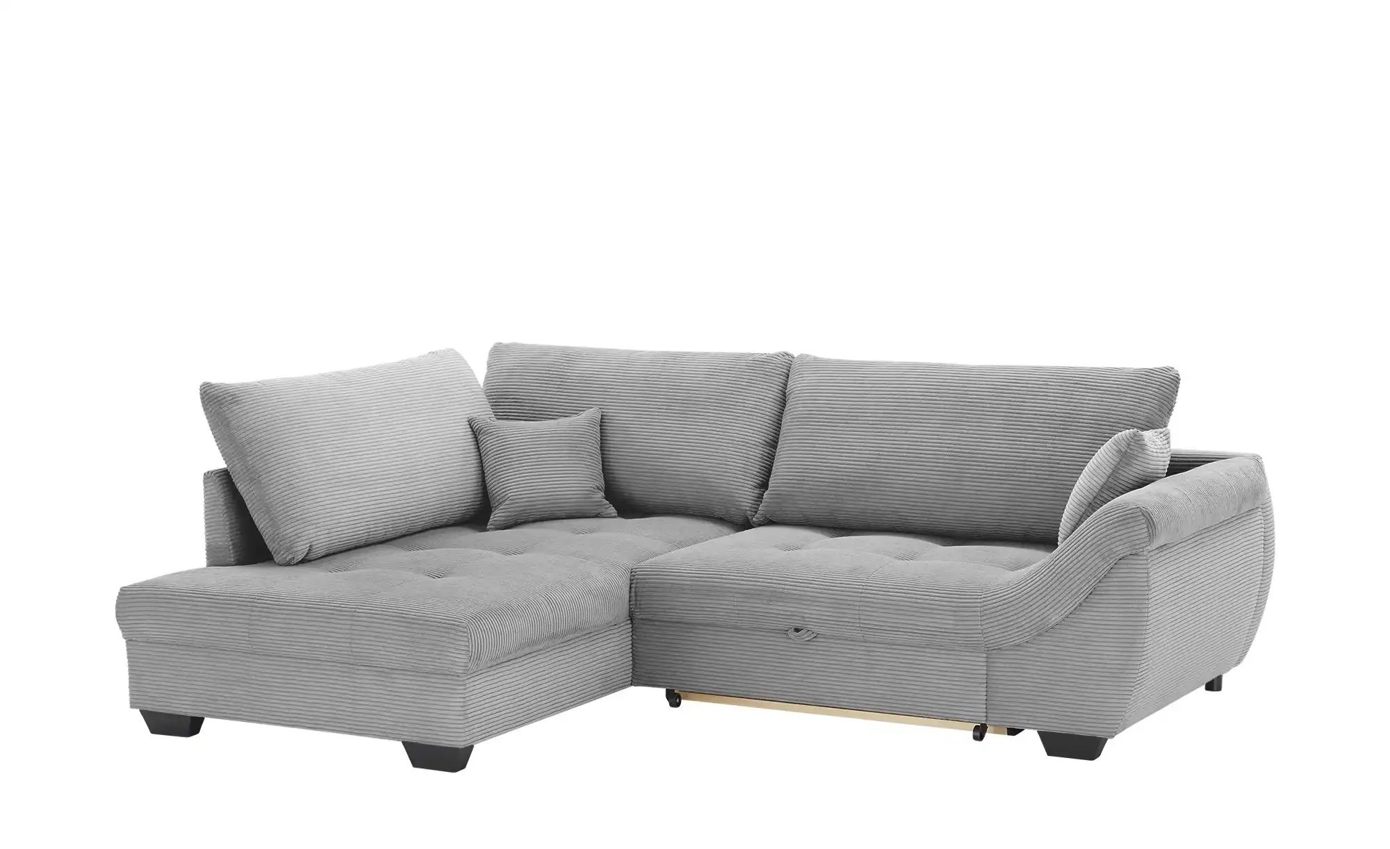 bobb Ecksofa  Krissy ¦ grau ¦ Maße (cm): B: 251 H: 88 T: 190.0 Polstermöbel günstig online kaufen