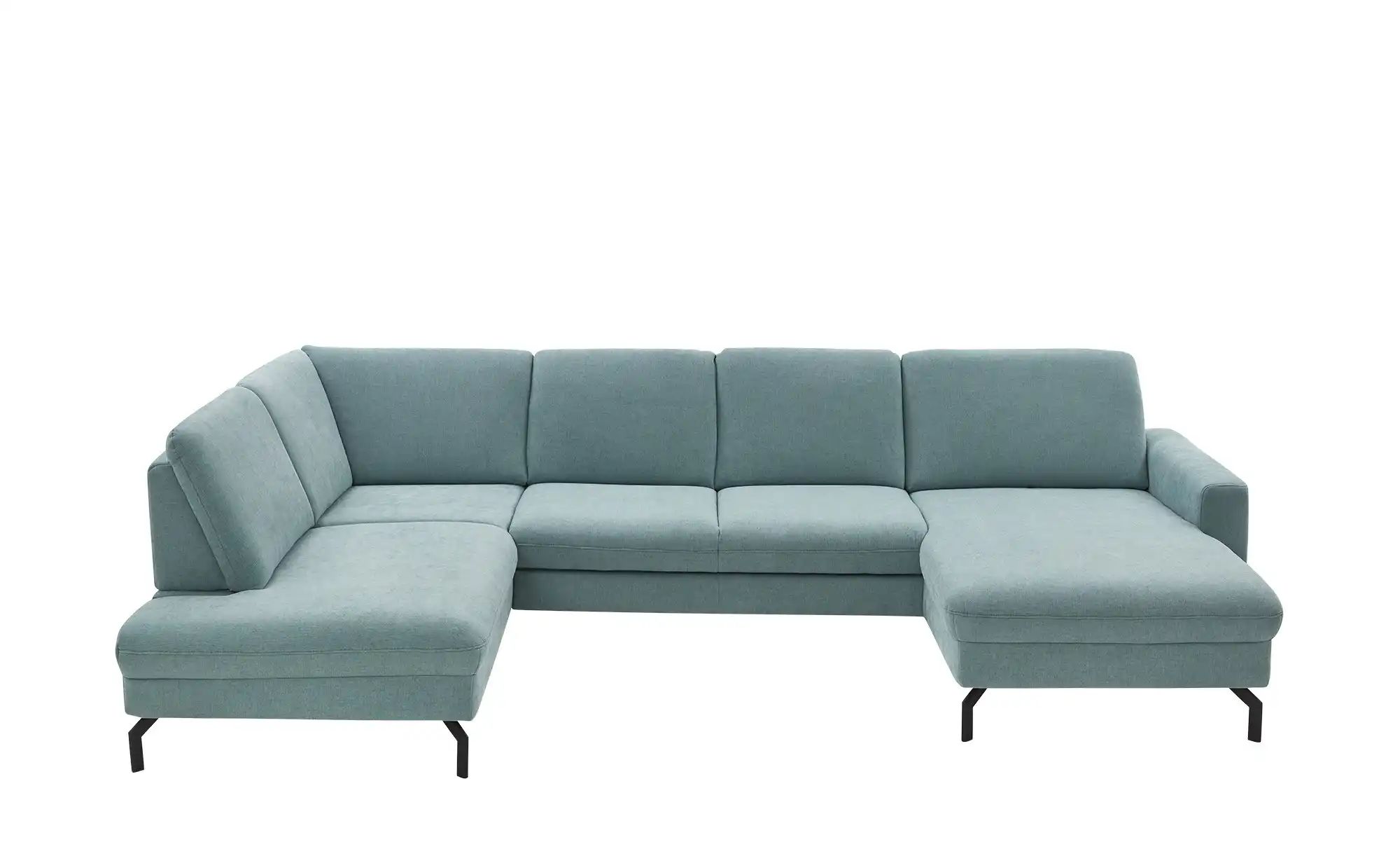 meinSofa Wohnlandschaft  Grace ¦ blau ¦ Maße (cm): B: 332 H: 89 T: 220 Pols günstig online kaufen