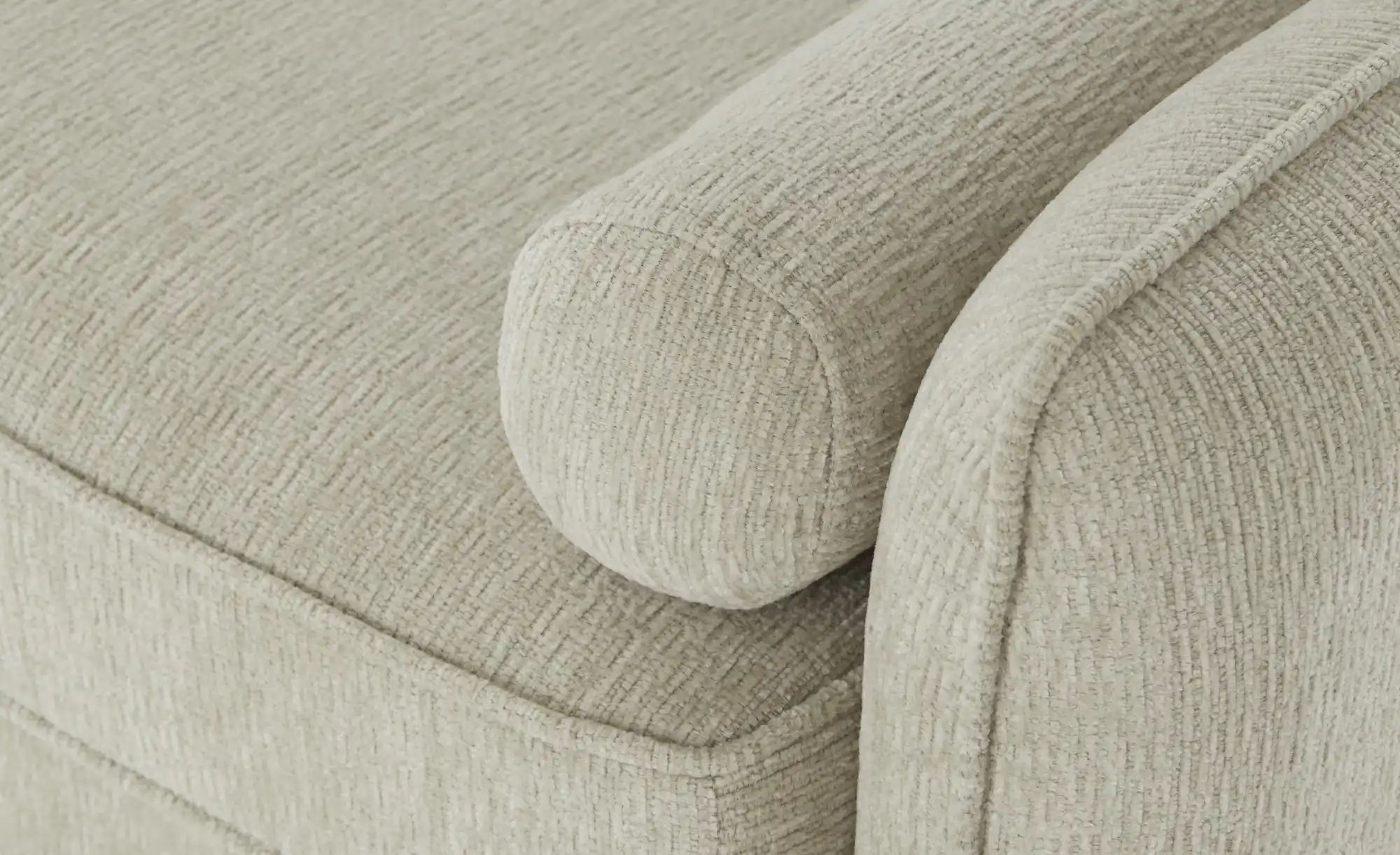 Thumbnail - Sofa mit Hocker Quinn ¦ grau ¦ Maße (cm): H: 83 Polstermöbel > Sofas > 3-Sitzer - Höffner