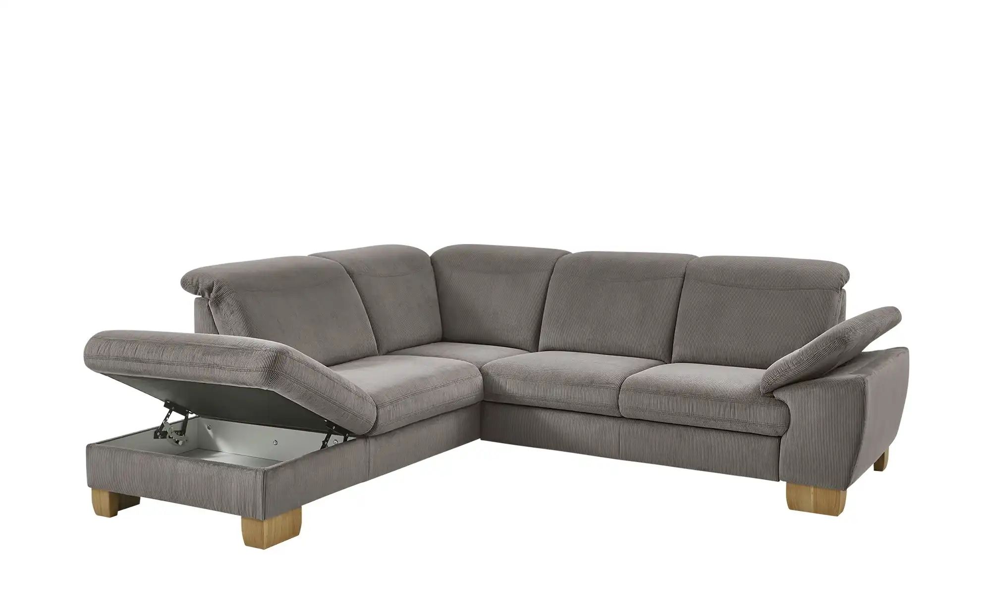 Thumbnail - meinSofa Ecksofa  Raica-S ¦ grau ¦ Maße (cm): B: 266 H: 91 T: 243.0 Polstermöbel > Sofas > Ecksofas - Höffner