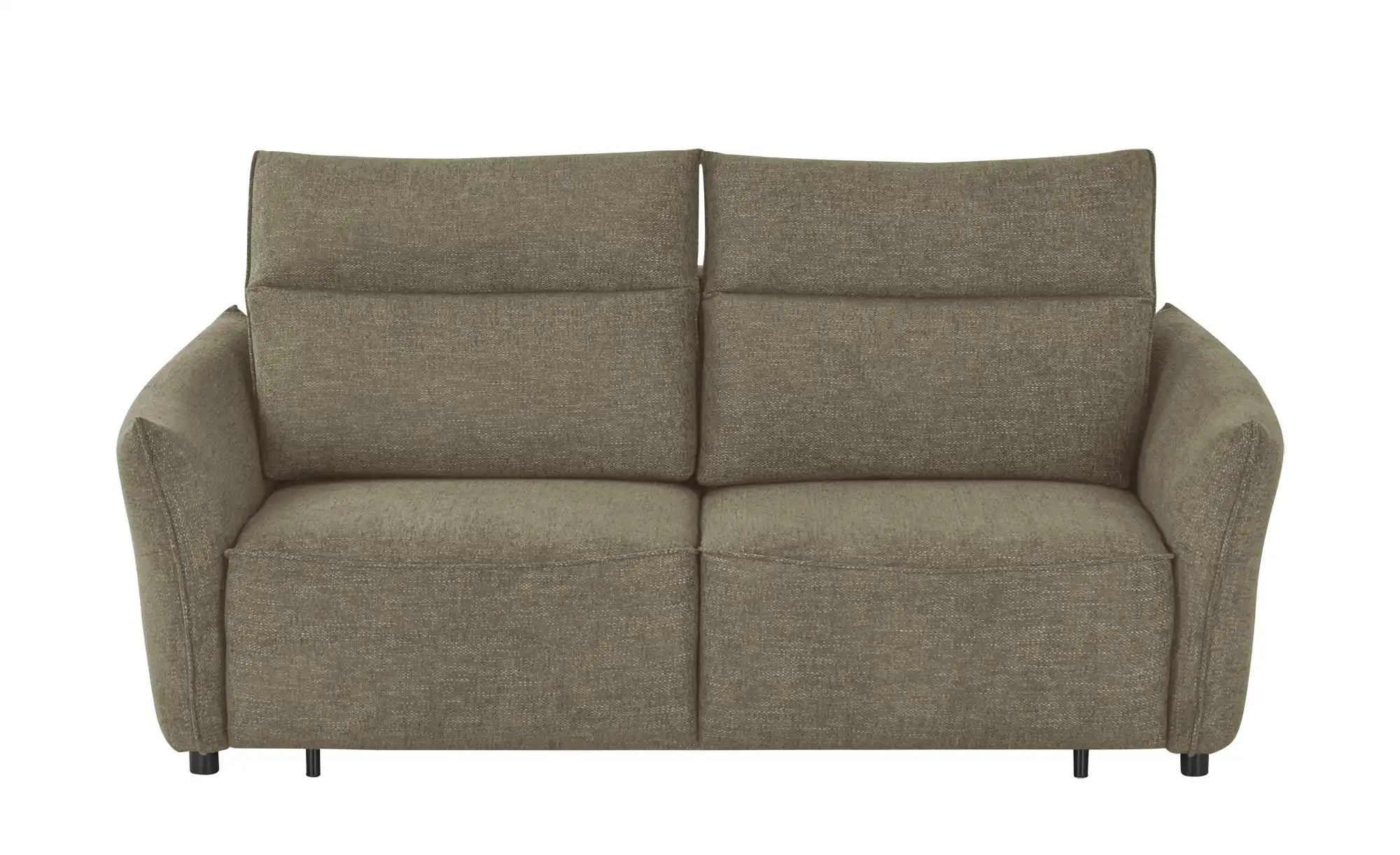 smart Big Sofa mit Funktion  Linda ¦ grün ¦ Maße (cm): B: 204 H: 78 T: 101. günstig online kaufen