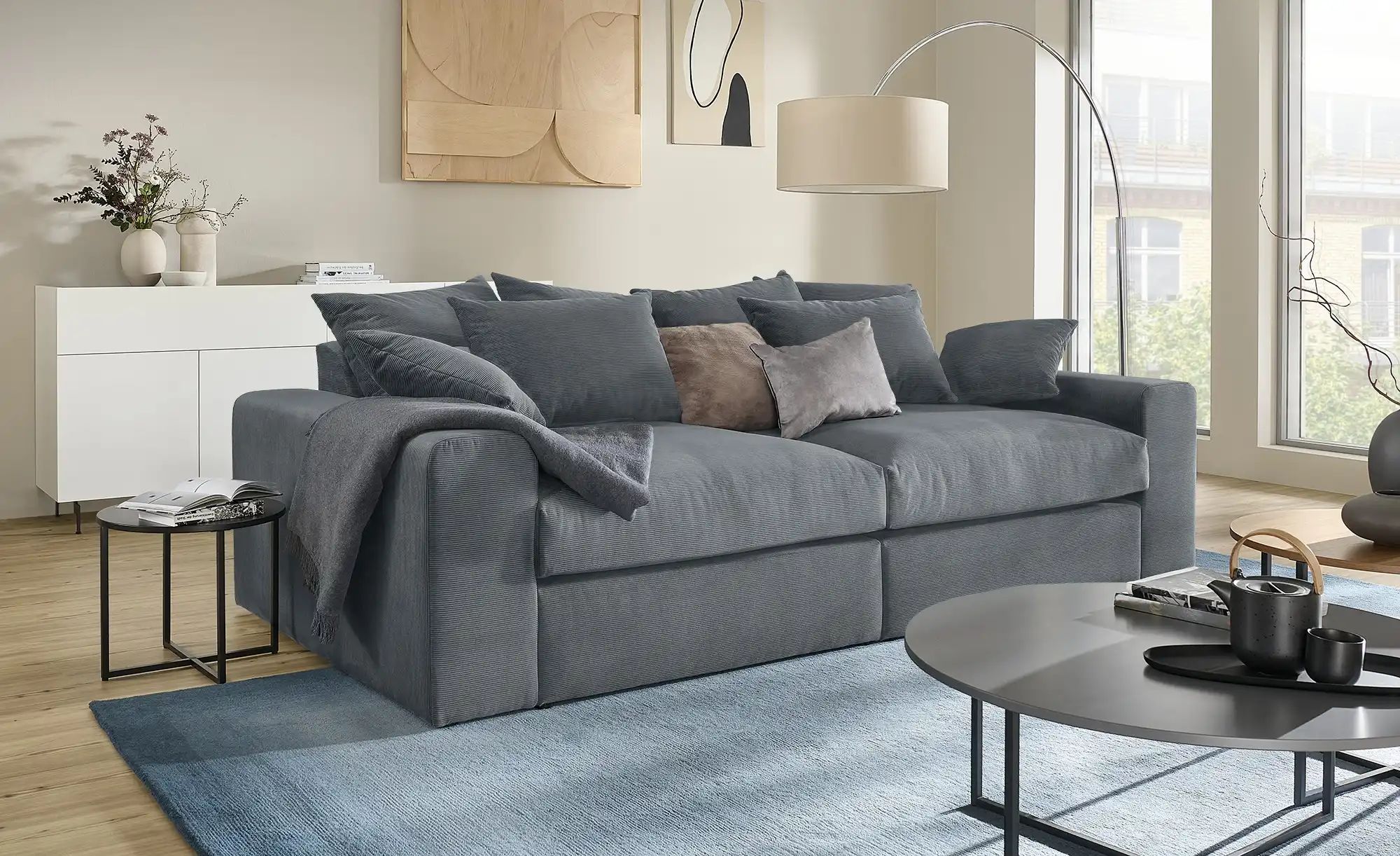 uno Bigsofa  Nea ¦ grau ¦ Maße (cm): B: 260 H: 81 T: 135.0 Polstermöbel > S günstig online kaufen