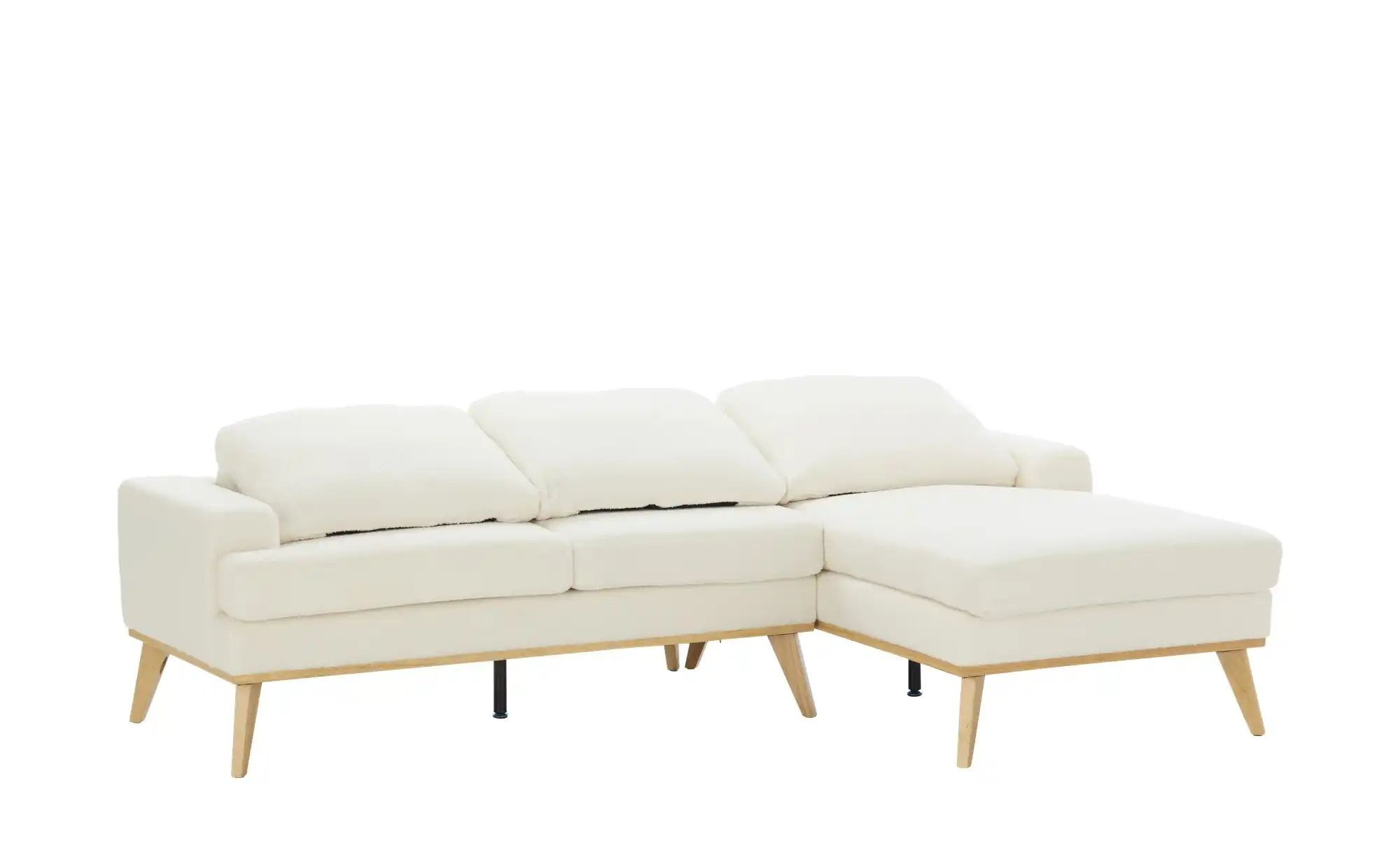 Ecksofa  Azelia ¦ creme ¦ Maße (cm): B: 225 H: 91 T: 142.0 Polstermöbel > S günstig online kaufen