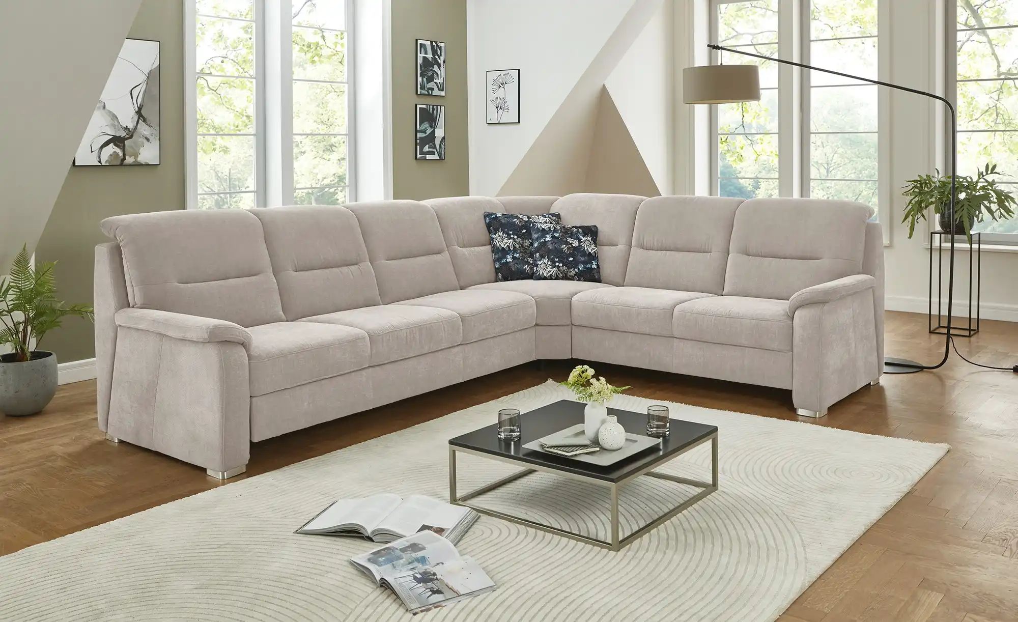 meinSofa Ecksofa  Vera ¦ creme ¦ Maße (cm): H: 92 Polstermöbel > Sofas > Ec günstig online kaufen