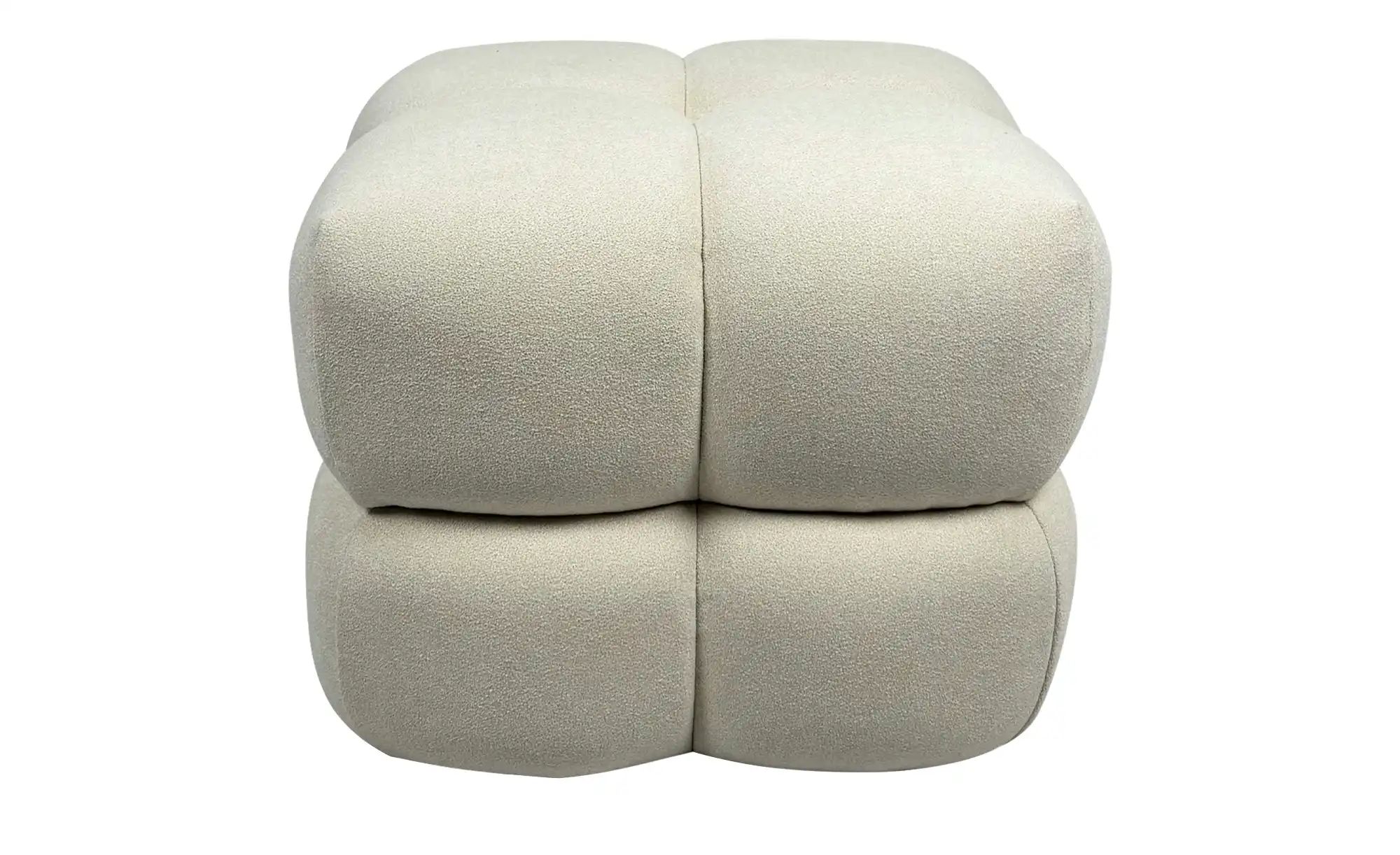 Thumbnail - Hocker  Saarah ¦ beige ¦ Maße (cm): B: 54 H: 44 T: 54.0 Polstermöbel > Hocker - Höffner