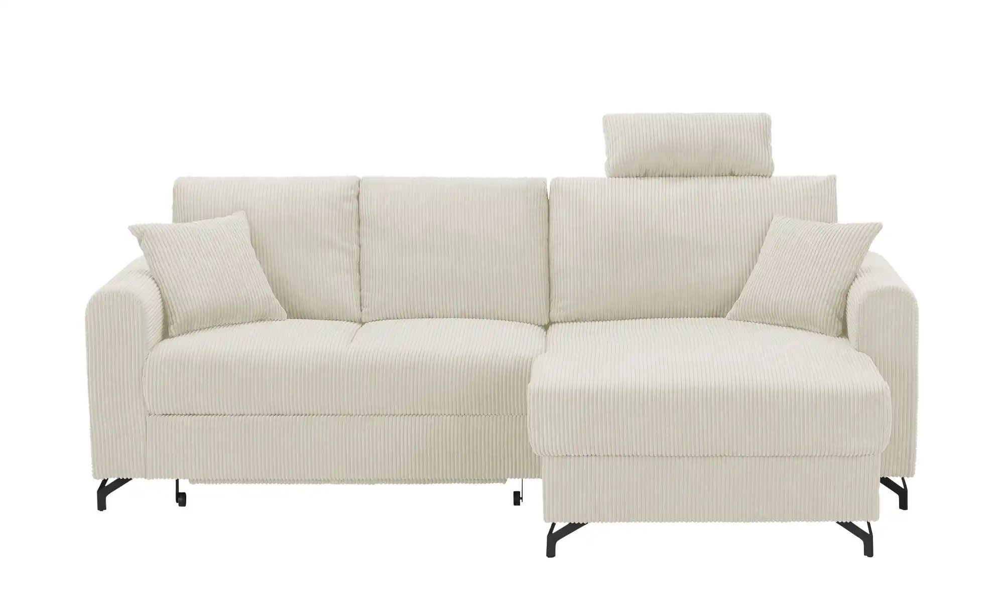 Thumbnail - uno Ecksofa Cord Latina ¦ creme ¦ Maße (cm): B: 232 H: 110 T: 156.0 Polstermöbel > Sofas > Ecksofas - Höffner