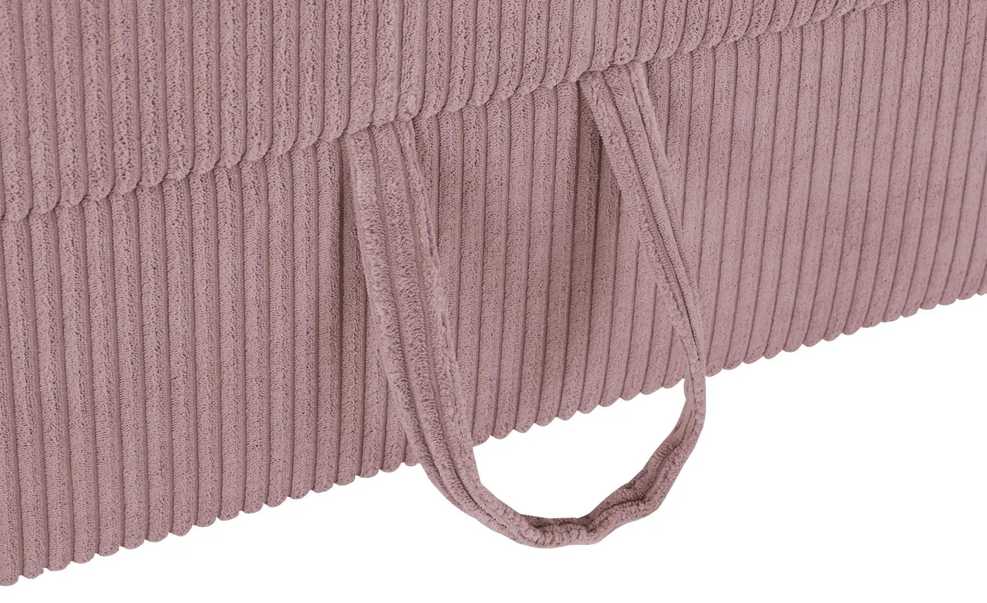 Thumbnail - uno Ecksofa Cord Latina ¦ rosa/pink ¦ Maße (cm): B: 232 H: 110 T: 156.0 Polstermöbel > Sofas > Ecksofas - Höffner