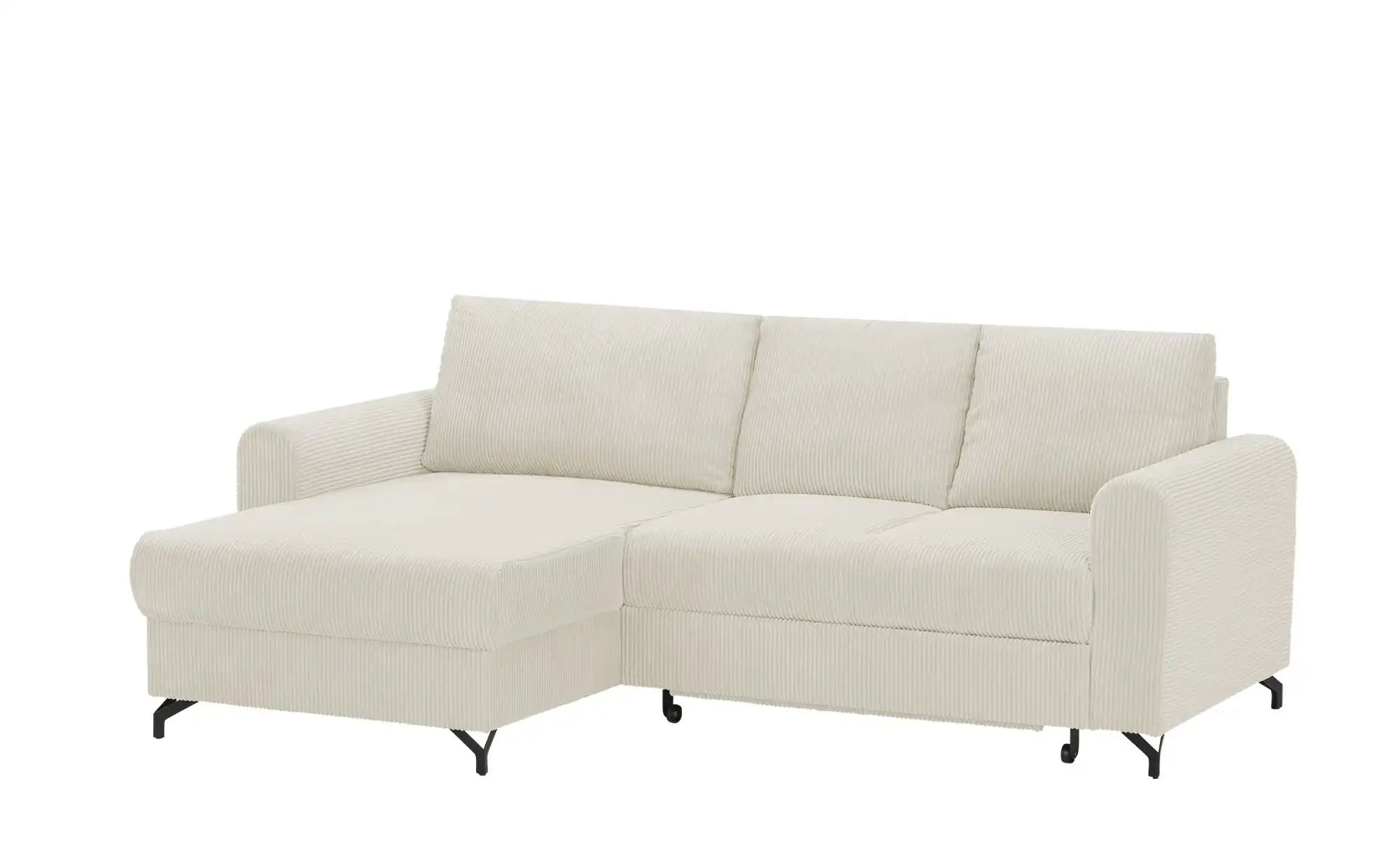 Thumbnail - uno Ecksofa Cord Latina ¦ creme ¦ Maße (cm): B: 232 H: 110 T: 156.0 Polstermöbel > Sofas > Ecksofas - Höffner