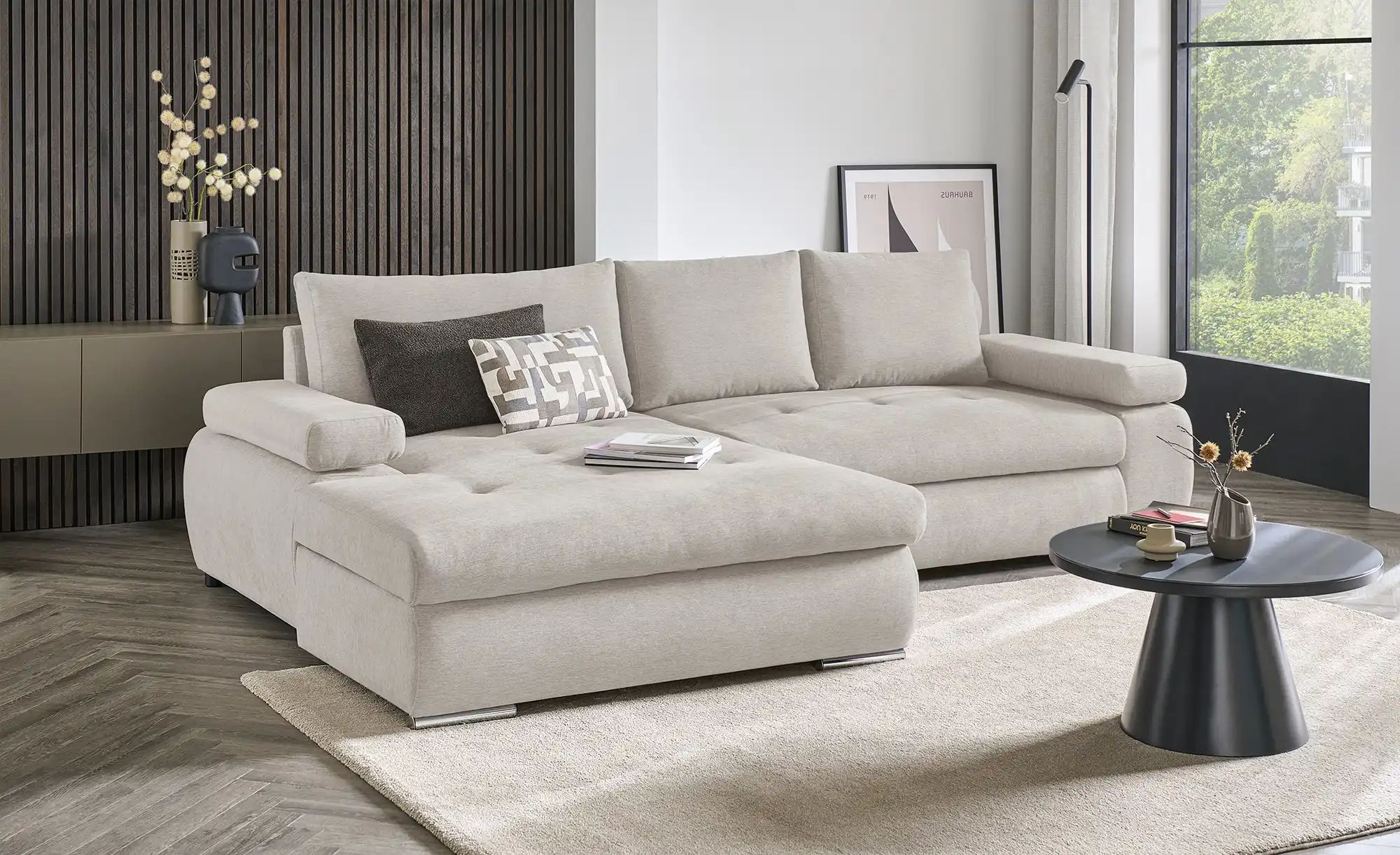 Thumbnail - smart Ecksofa  Ibby ¦ beige ¦ Maße (cm): B: 294 H: 73 T: 173.0 Polstermöbel > Sofas > 3-Sitzer - Höffner