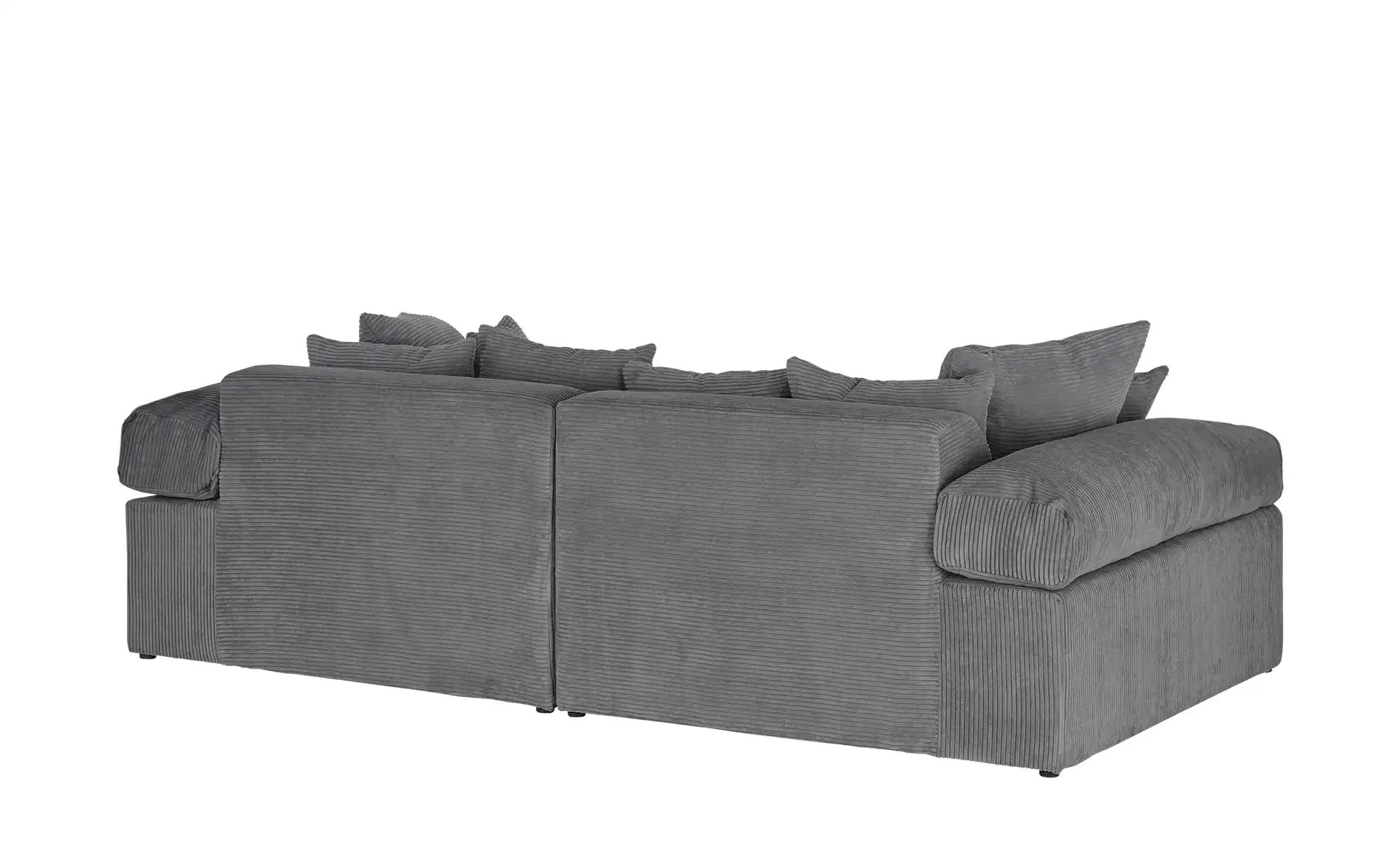 Thumbnail - smart Big Sofa im modernem Cord Lianea ¦ grau ¦ Maße (cm): B: 260 H: 86 T: 133.0 Polstermöbel > Sofas > 2-Sitzer - Höffn...