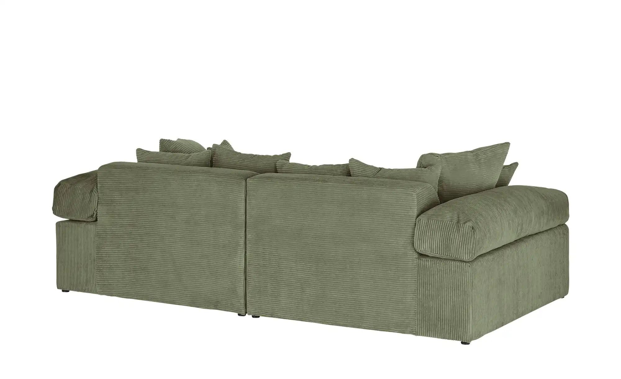 Thumbnail - smart Big Sofa im modernem Cord Lianea ¦ grün ¦ Maße (cm): B: 260 H: 86 T: 133.0 Polstermöbel > Sofas > 2-Sitzer - Höffn...