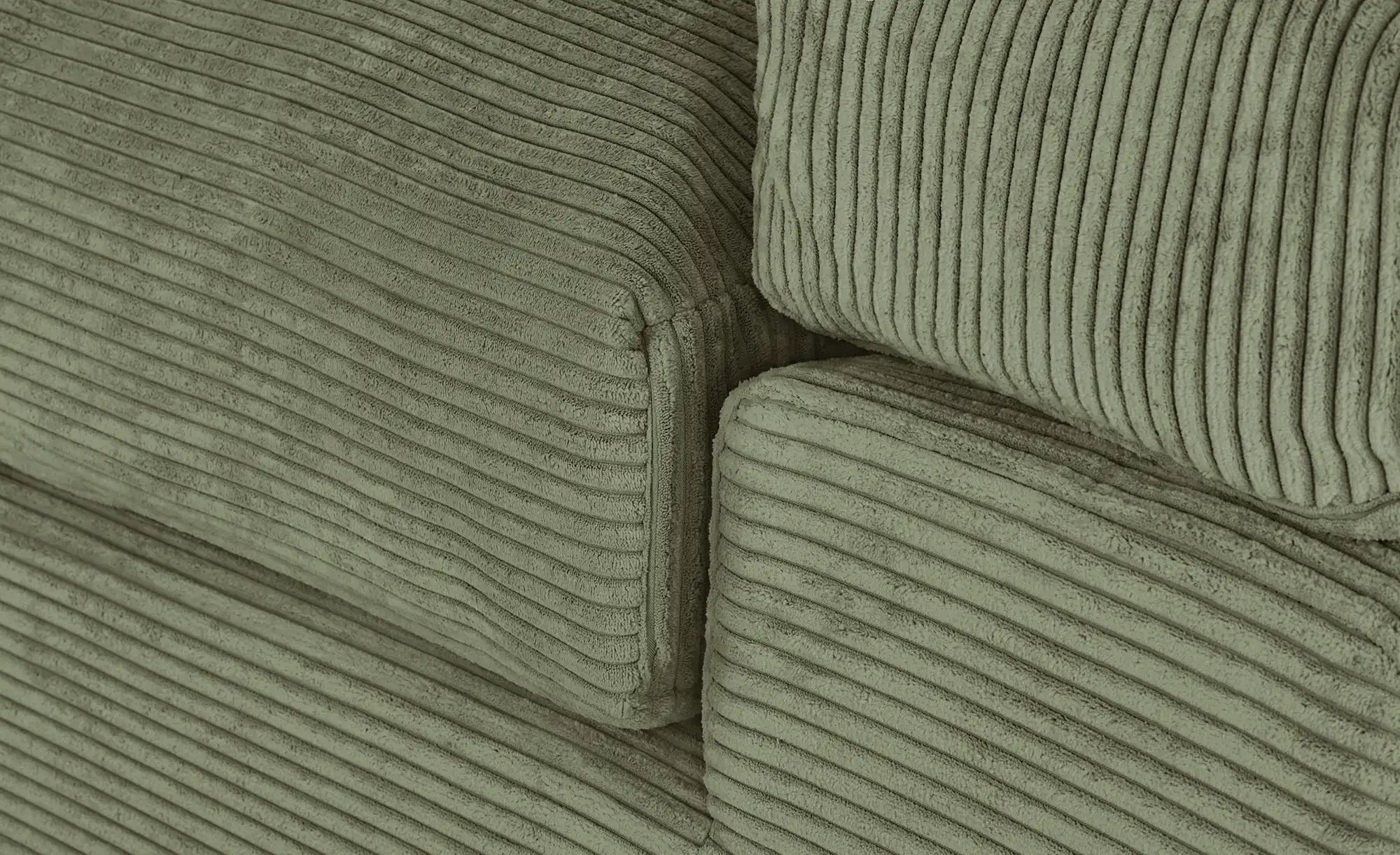 Thumbnail - smart Big Sofa im modernem Cord Lianea ¦ grün ¦ Maße (cm): B: 260 H: 86 T: 133.0 Polstermöbel > Sofas > 2-Sitzer - Höffn...