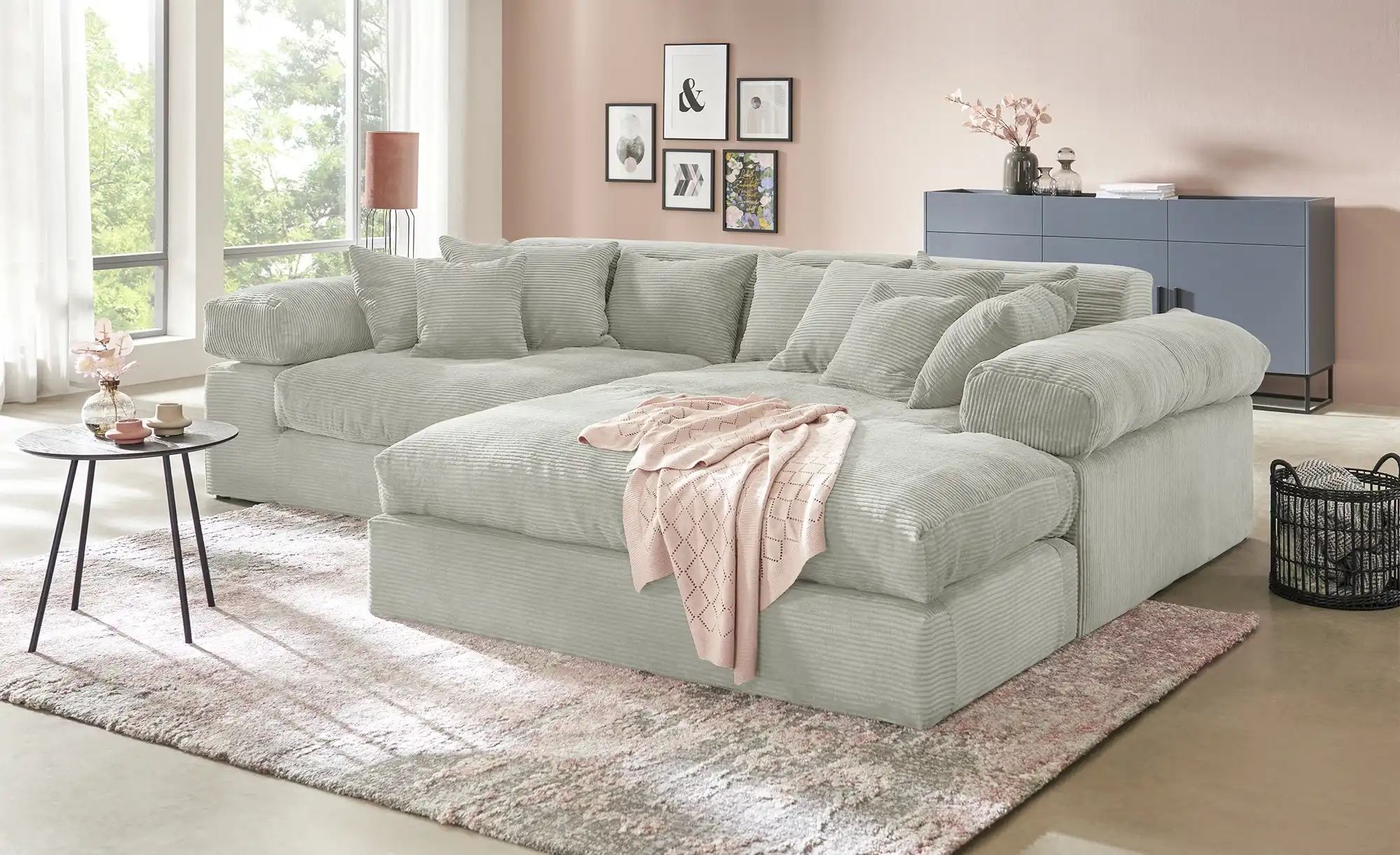 smart Ecksofa  Lianea ¦ grau ¦ Maße (cm): B: 291 H: 86 T: 208.0 Polstermöbe günstig online kaufen
