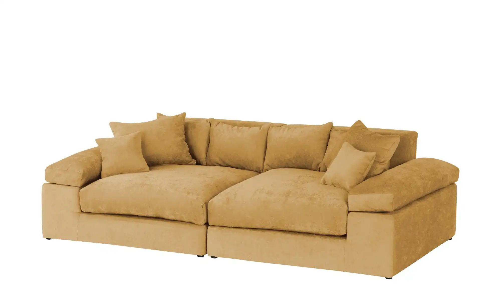 Thumbnail - smart Big Sofa im modernem Cord Lianea ¦ gelb ¦ Maße (cm): B: 260 H: 86 T: 133.0 Polstermöbel > Sofas > 2-Sitzer - Höffn...