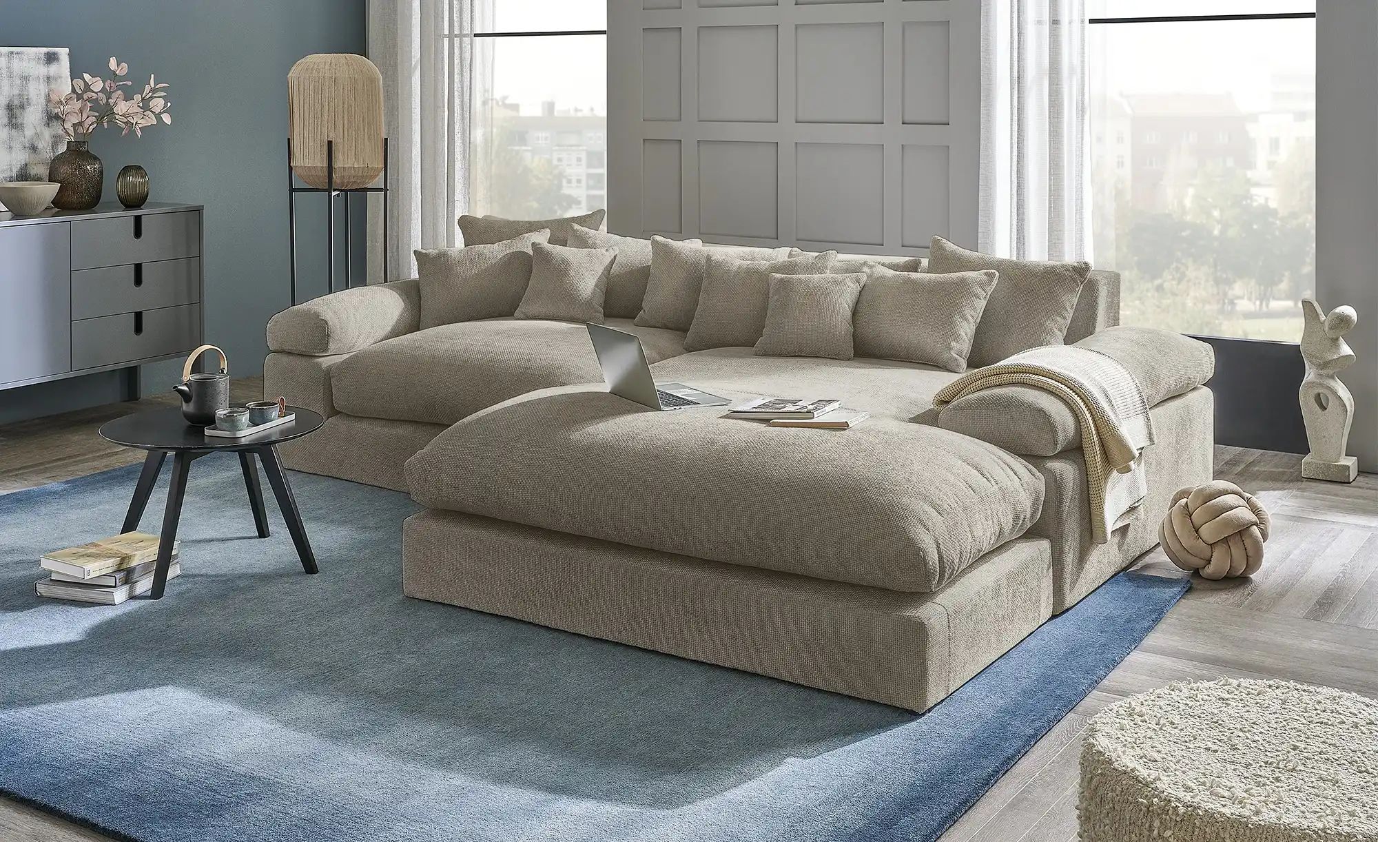 smart Ecksofa  Lianea ¦ beige ¦ Maße (cm): B: 291 H: 86 T: 208.0 Polstermöb günstig online kaufen