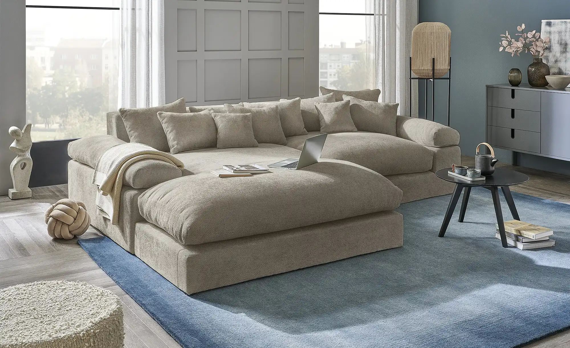 smart Ecksofa  Lianea ¦ beige ¦ Maße (cm): B: 291 H: 86 T: 208.0 Polstermöb günstig online kaufen