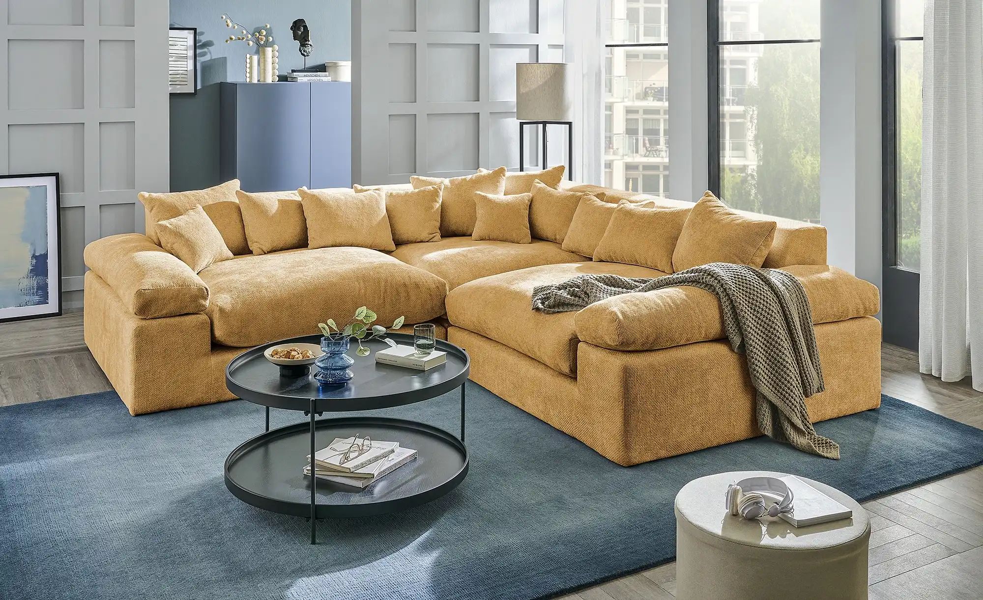 Thumbnail - smart Ecksofa Lianea ¦ gelb ¦ Maße (cm): B: 278 H: 86 T: 278.0 Polstermöbel > Sofas > Ecksofas - Höffner