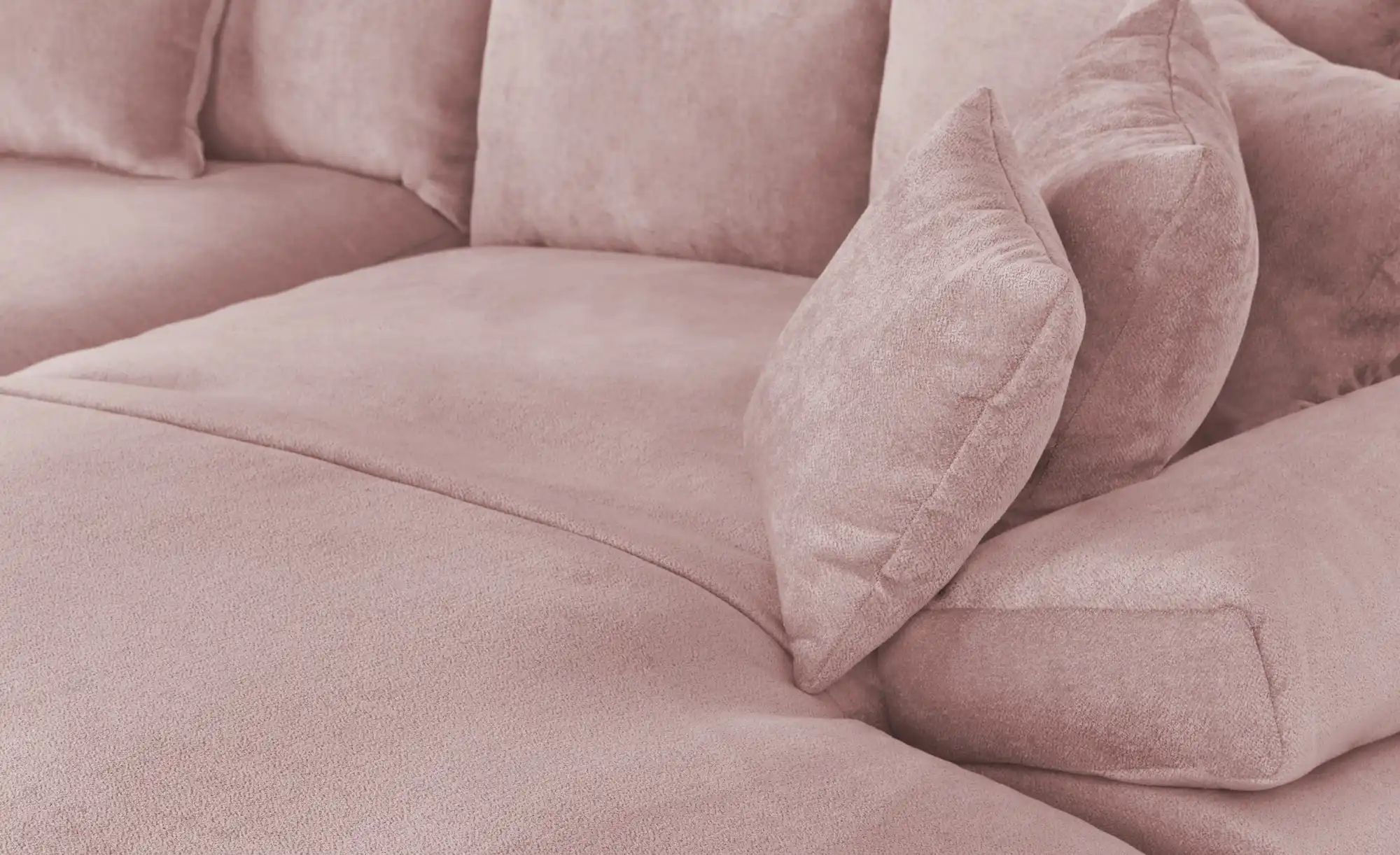 Thumbnail - smart Ecksofa  Lianea ¦ rosa/pink ¦ Maße (cm): B: 291 H: 86 T: 208.0 Polstermöbel > Sofas > Ecksofas - Höffner