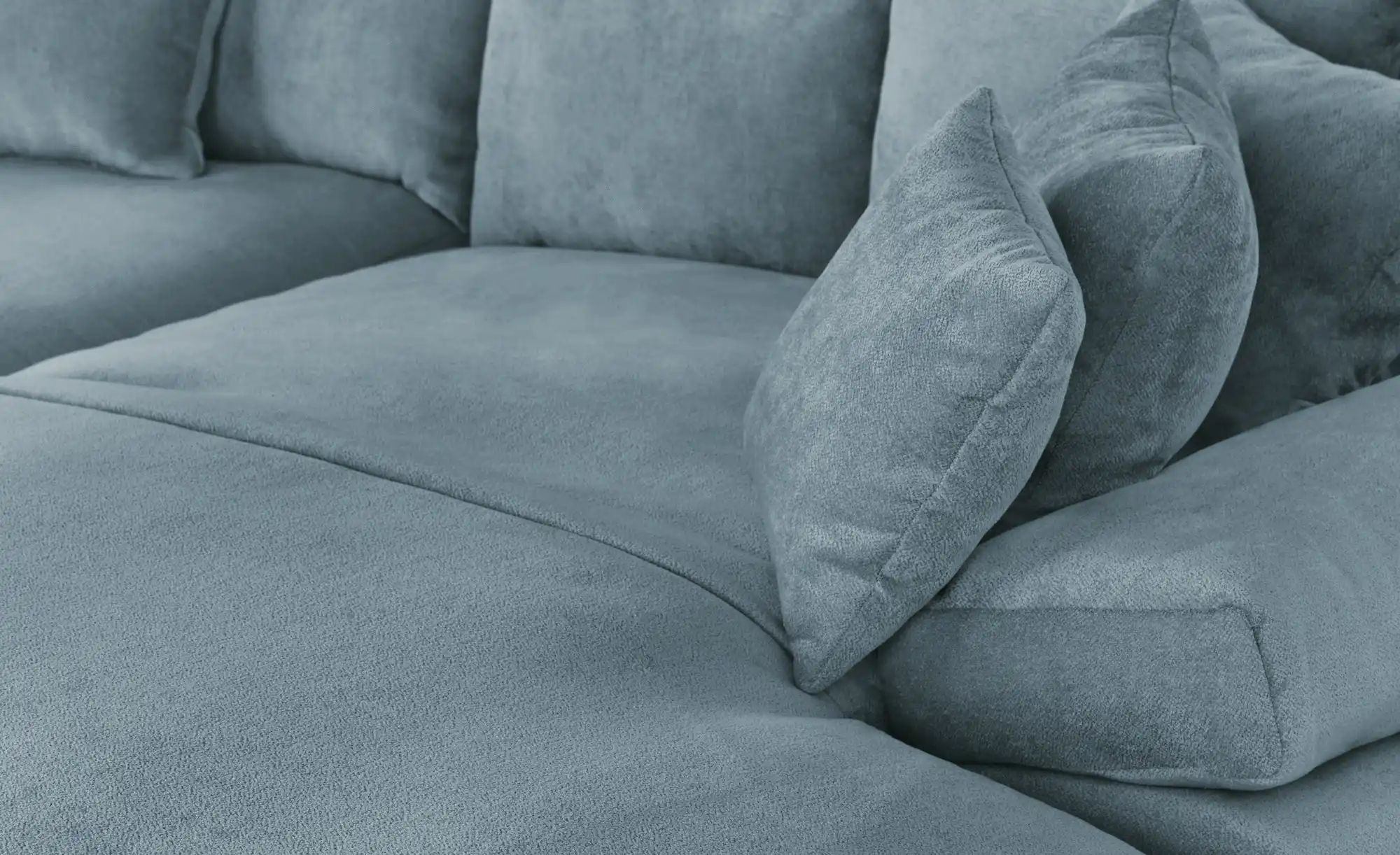 Thumbnail - smart Ecksofa  Lianea ¦ blau ¦ Maße (cm): B: 291 H: 86 T: 208.0 Polstermöbel > Sofas > Ecksofas - Höffner