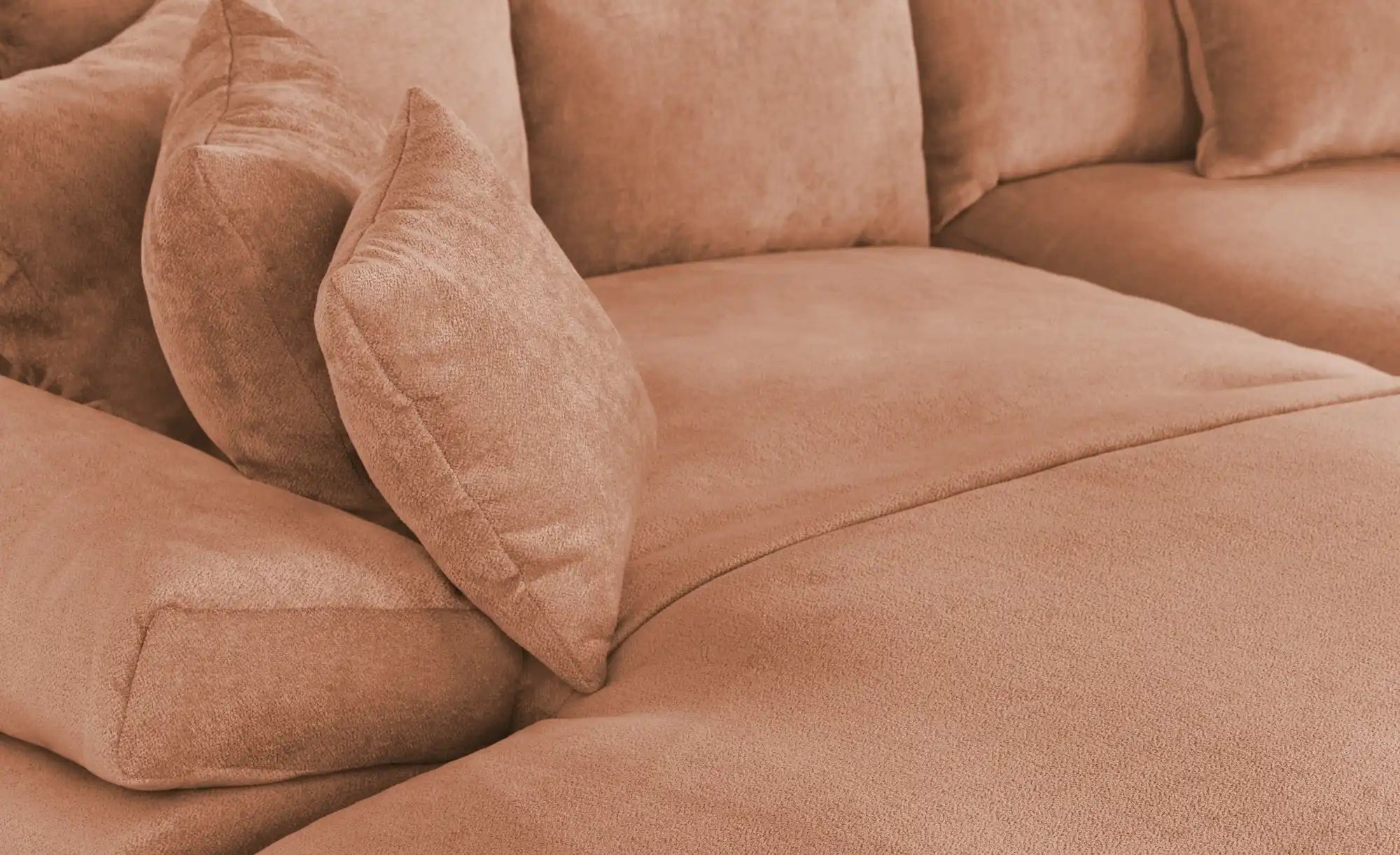 Thumbnail - smart Ecksofa  Lianea ¦ rot ¦ Maße (cm): B: 291 H: 86 T: 208.0 Polstermöbel > Sofas > 3-Sitzer - Höffner