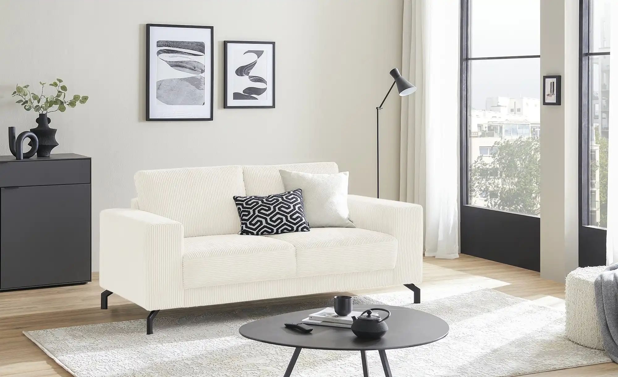 Thumbnail - switch Einzelsofa Brazil ¦ creme ¦ Maße (cm): B: 235 H: 78 T: 87.0 Polstermöbel > Sofas > 3-Sitzer - Höffner