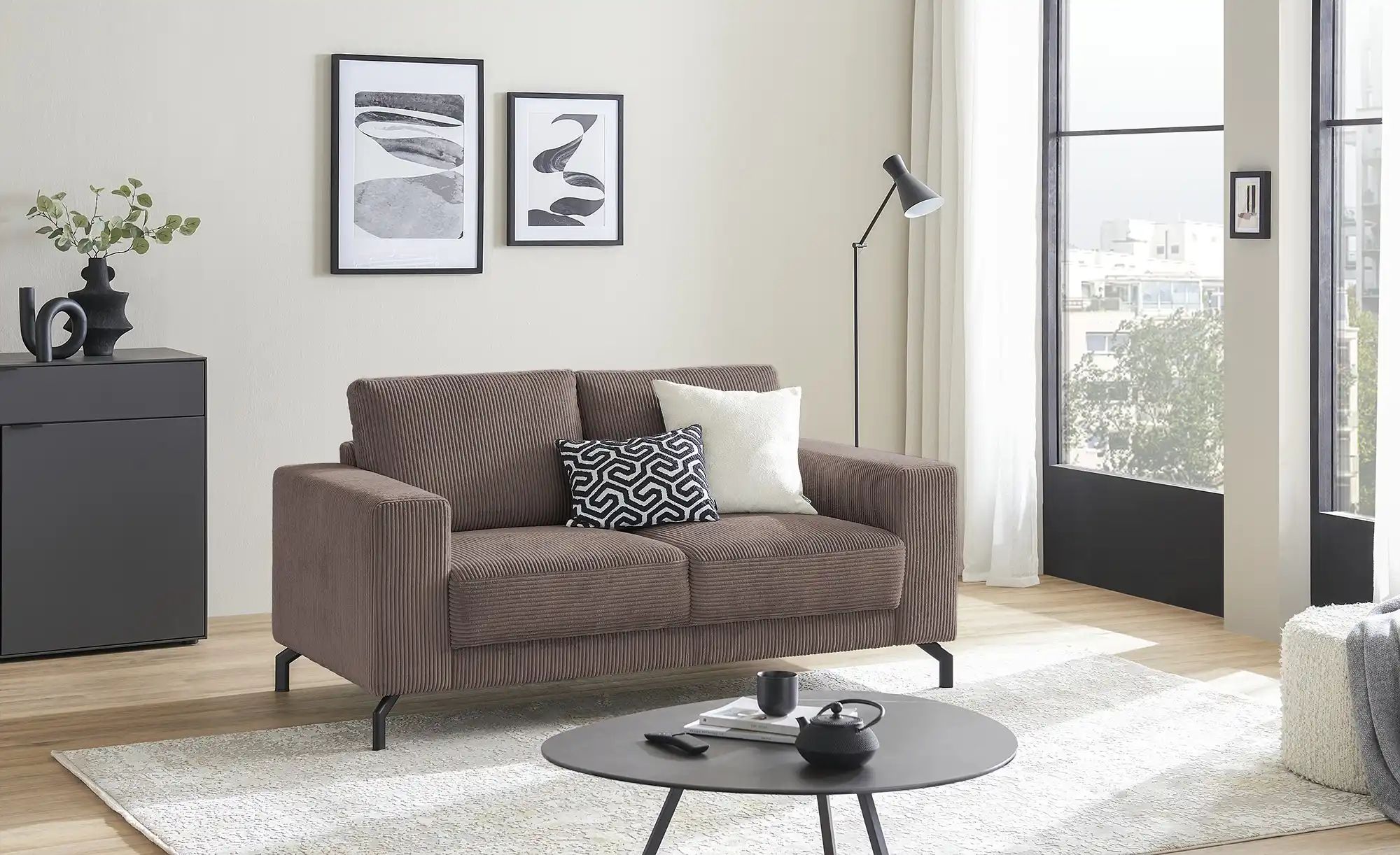 Thumbnail - switch Einzelsofa Brazil ¦ braun ¦ Maße (cm): B: 175 H: 78 T: 87.0 Polstermöbel > Sofas > 2-Sitzer - Höffner