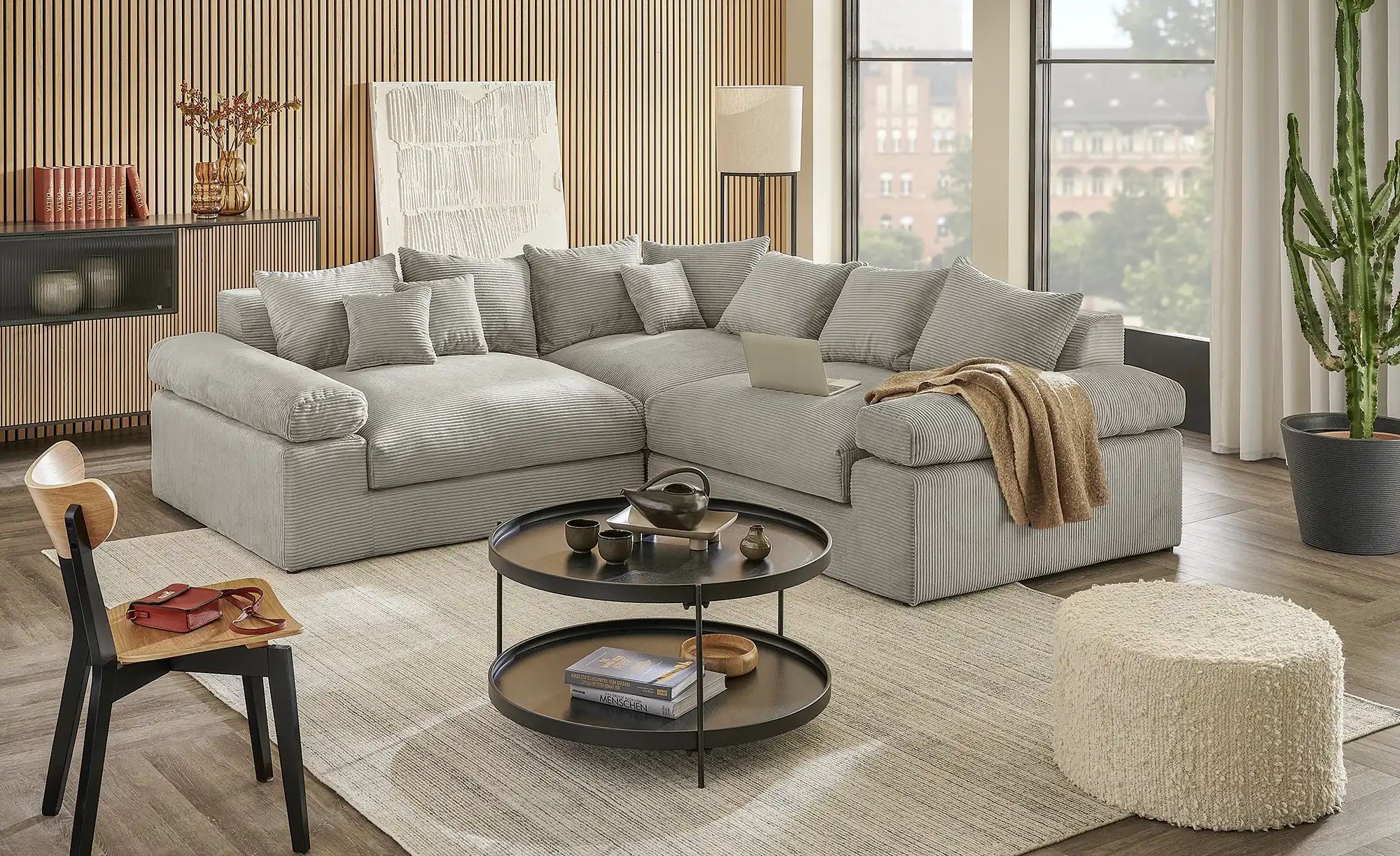 Thumbnail - smart Ecksofa  Lionore ¦ beige ¦ Maße (cm): B: 256 H: 86 T: 256.0 Polstermöbel > Sofas > Ecksofas - Höffner