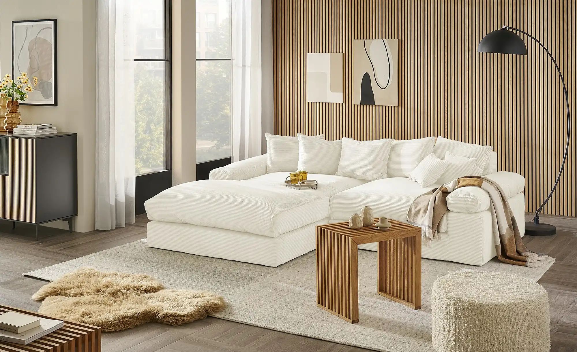 smart Ecksofa  Lionore ¦ creme ¦ Maße (cm): B: 265 H: 86 T: 203.0 Polstermö günstig online kaufen