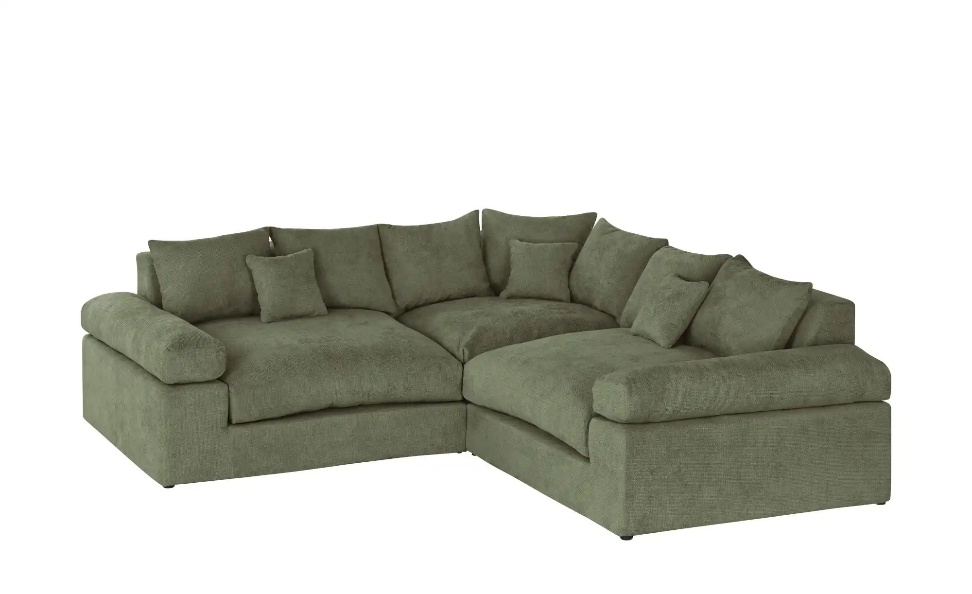 smart Ecksofa  Lionore ¦ grün ¦ Maße (cm): B: 256 H: 86 T: 256.0 Polstermöb günstig online kaufen