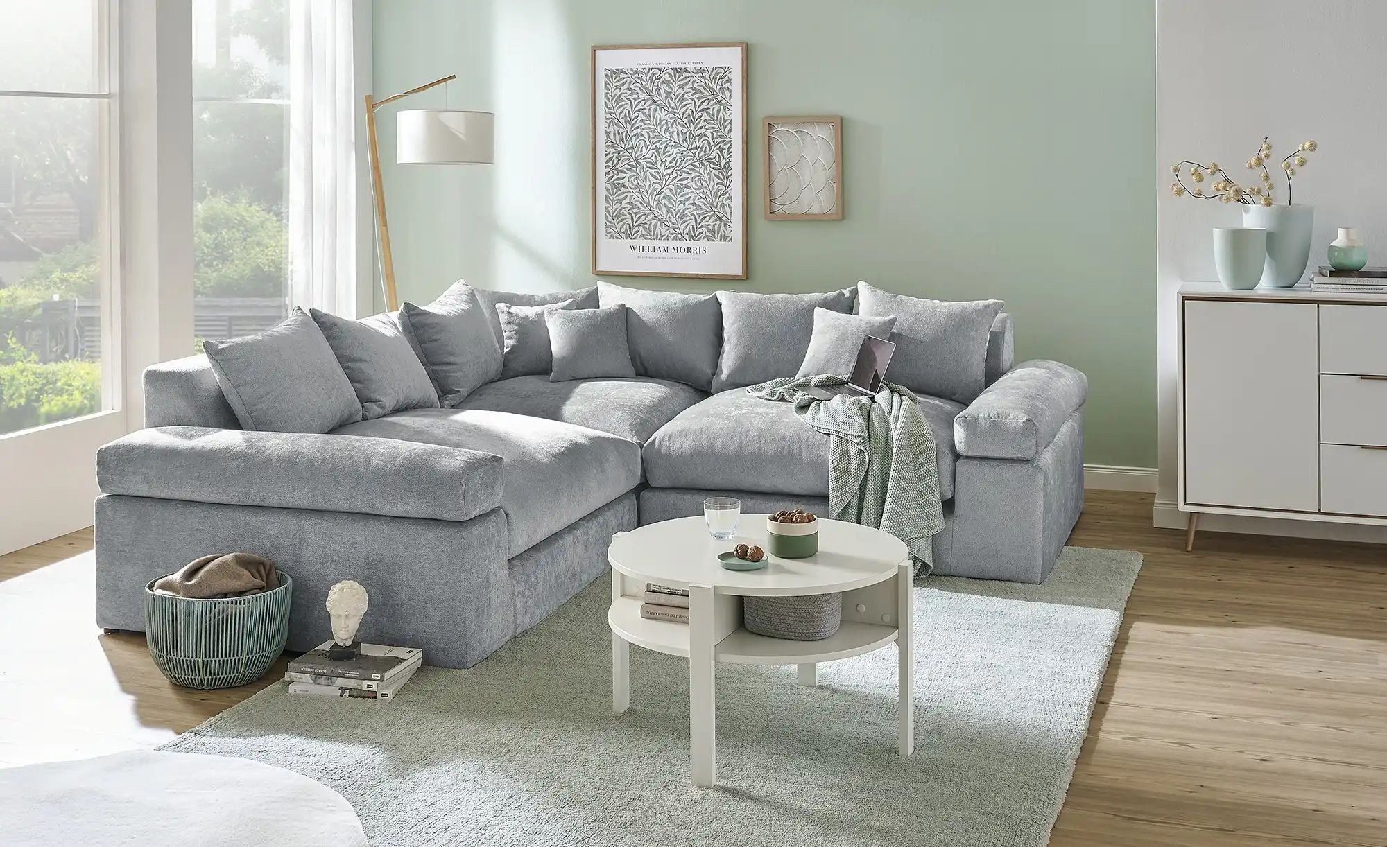 Thumbnail - smart Ecksofa Lionore ¦ grau ¦ Maße (cm): B: 256 H: 86 T: 256.0 Polstermöbel > Sofas > Ecksofas - Höffner